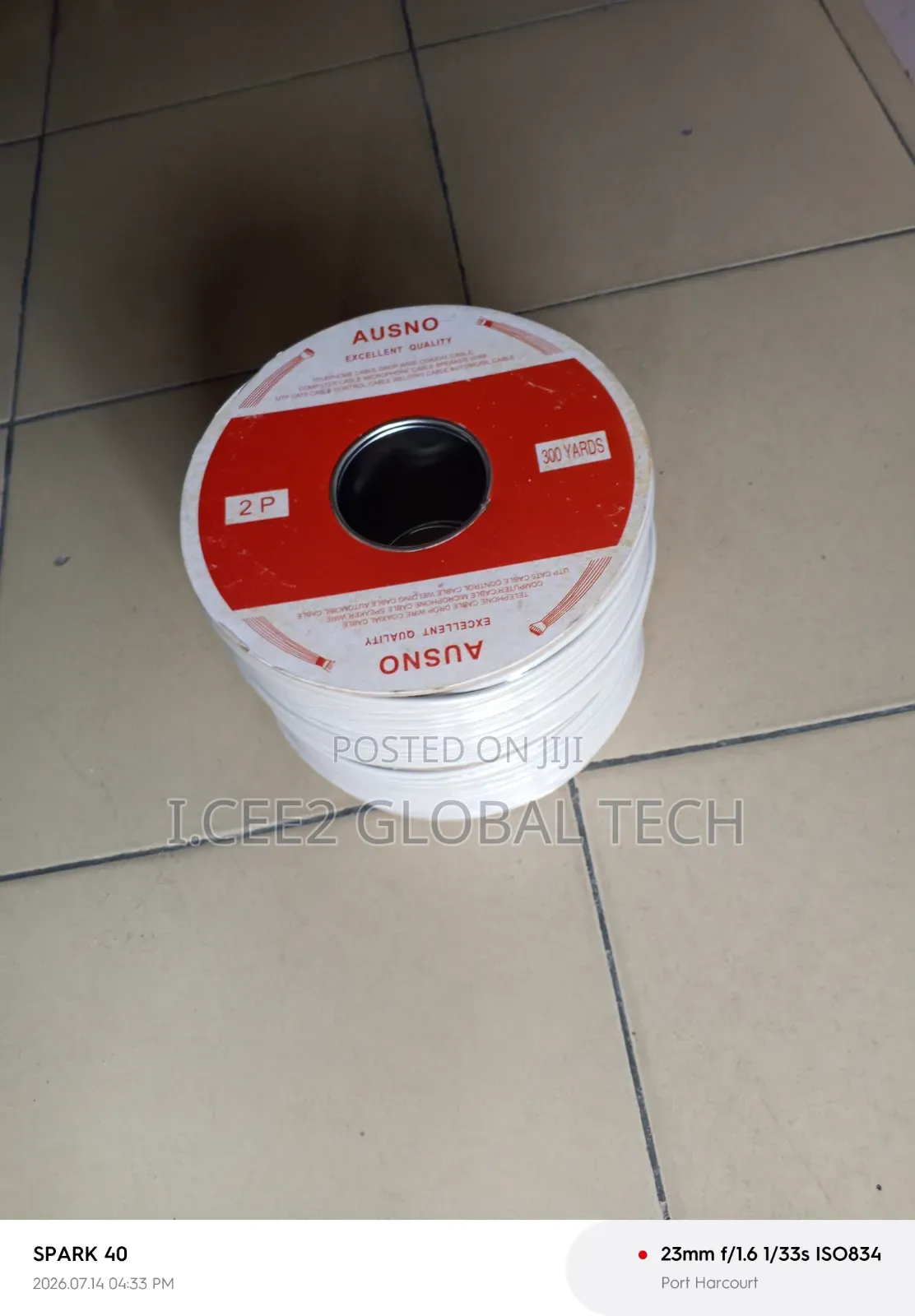 2 Pair Cat6 305M Cable