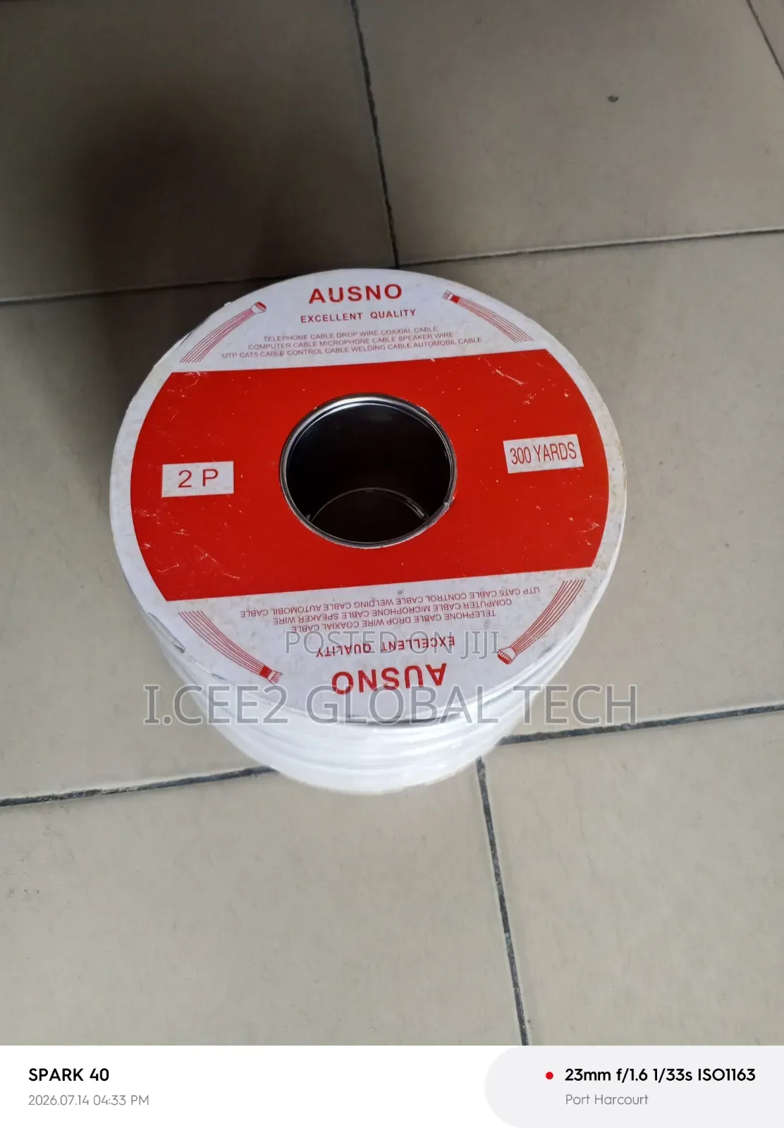 2 Pair Cat6 305M Cable