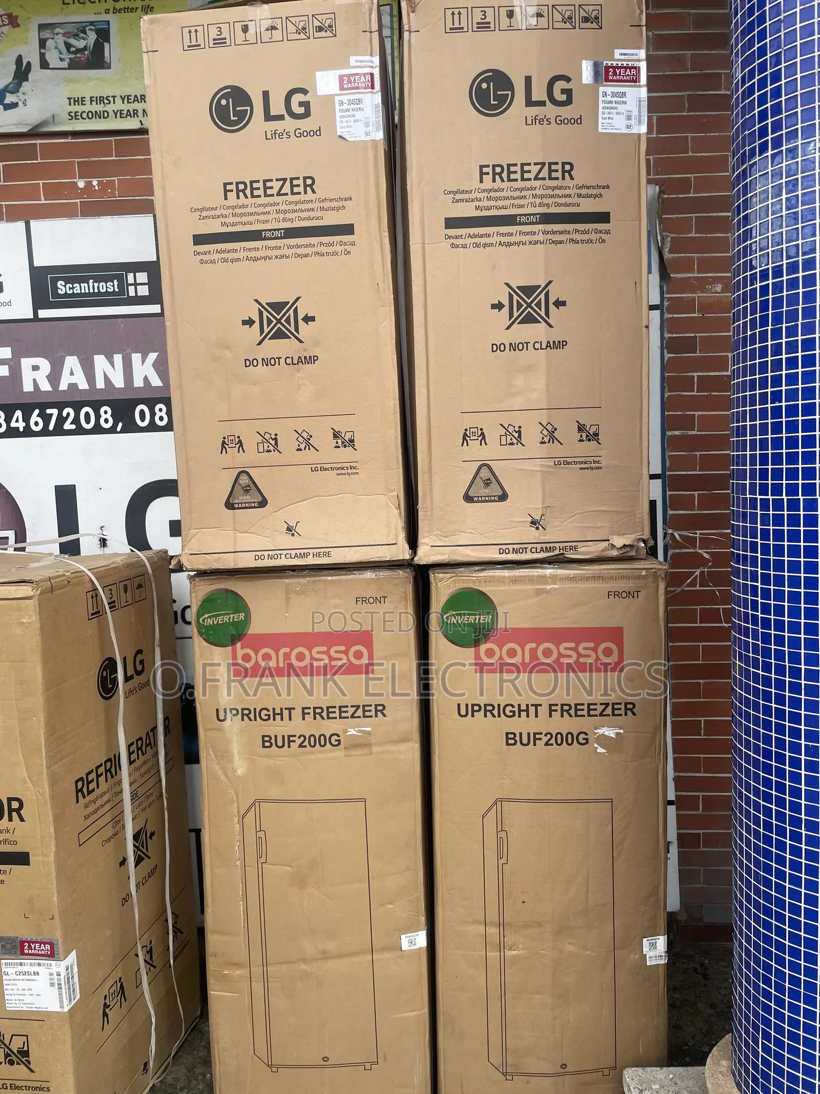 Barossa Inverter Standing Freezer