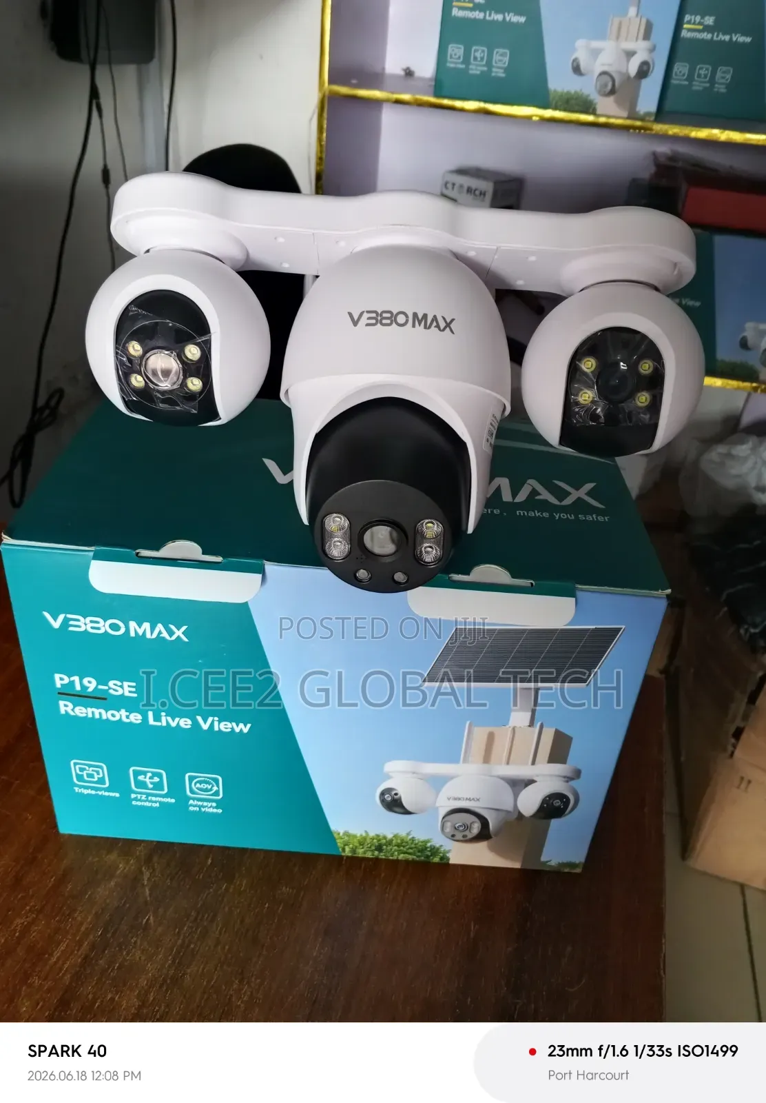 V380 Max Triple Lens With 64Gb Memory Card