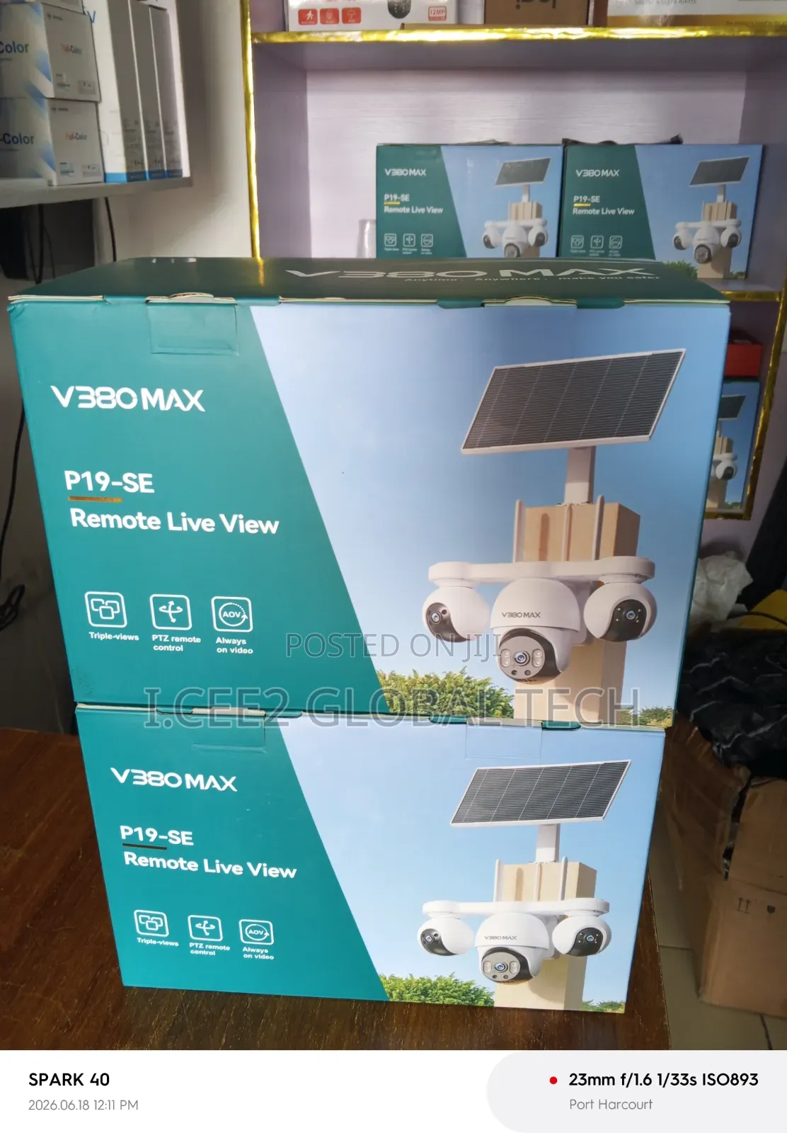 V380 Max Triple Lens With 64Gb Memory Card