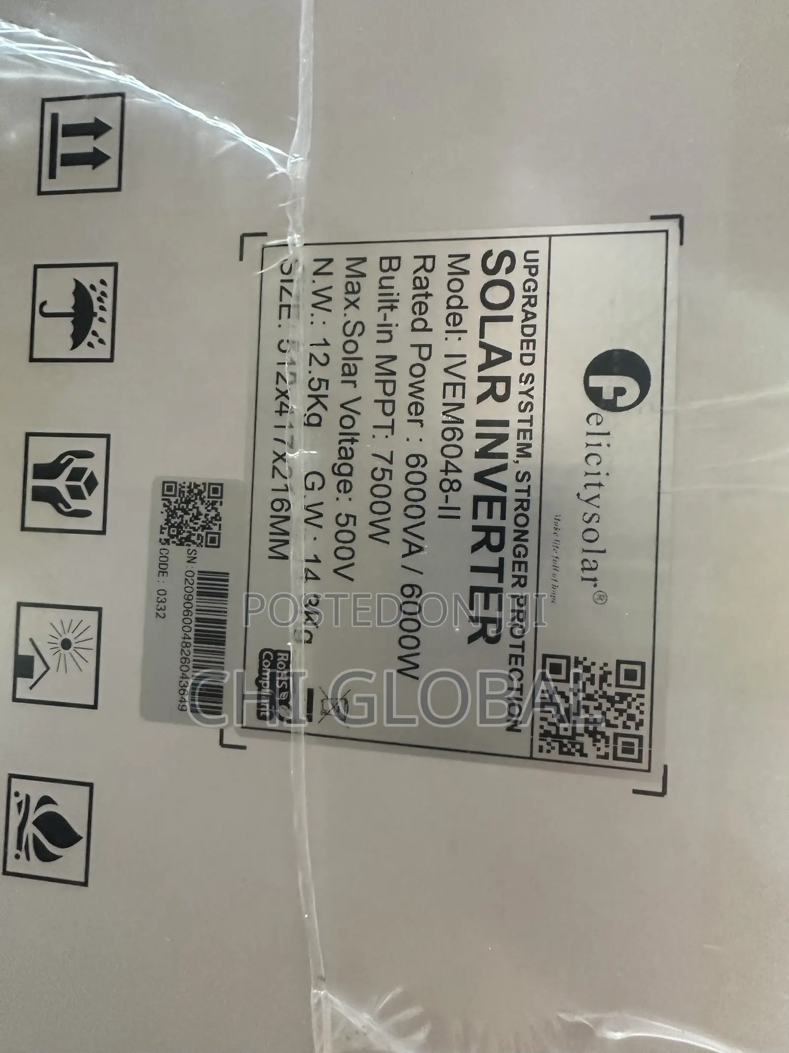 Felicity 6kva Ivem 48v Hybrid Inverter
