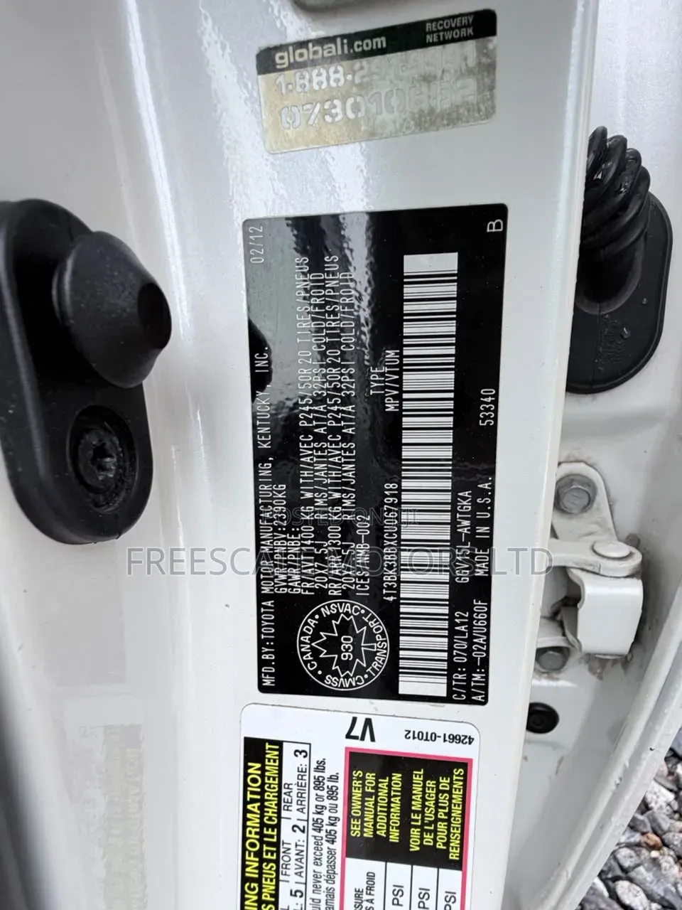 Toyota Venza 2012 White