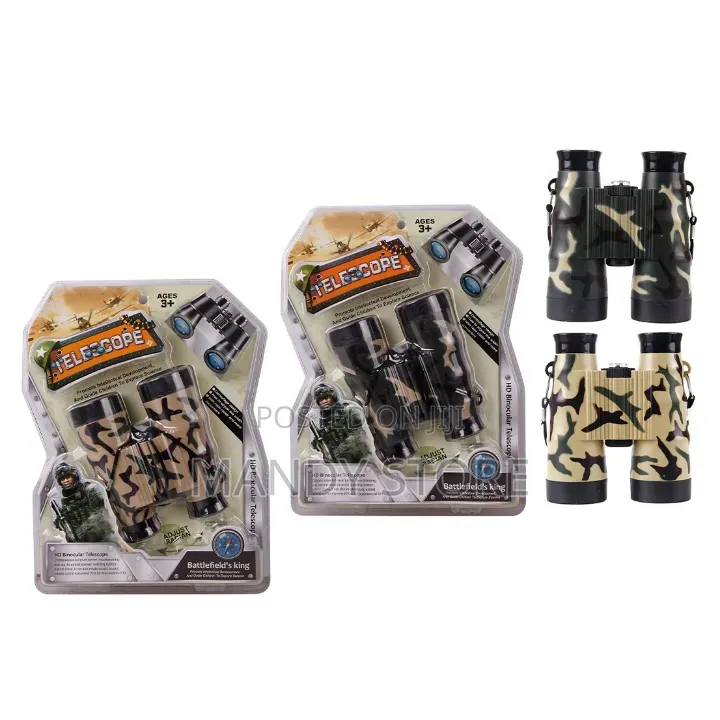 Exploration Telescope Military Camouflage Kids Binoculars Toy