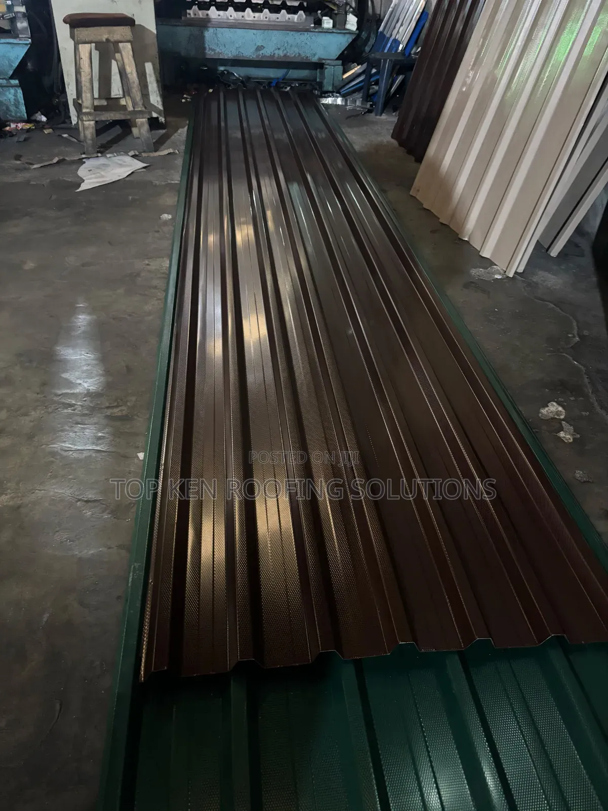 Original Nut Brown Longspan Aluminum Sheets – Fresh From Factory