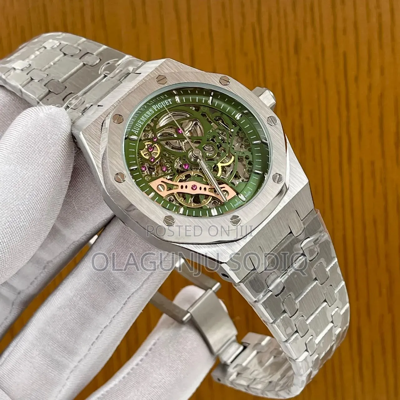 Luxury Automatic AP Sand Stone Men Wrist Watch
