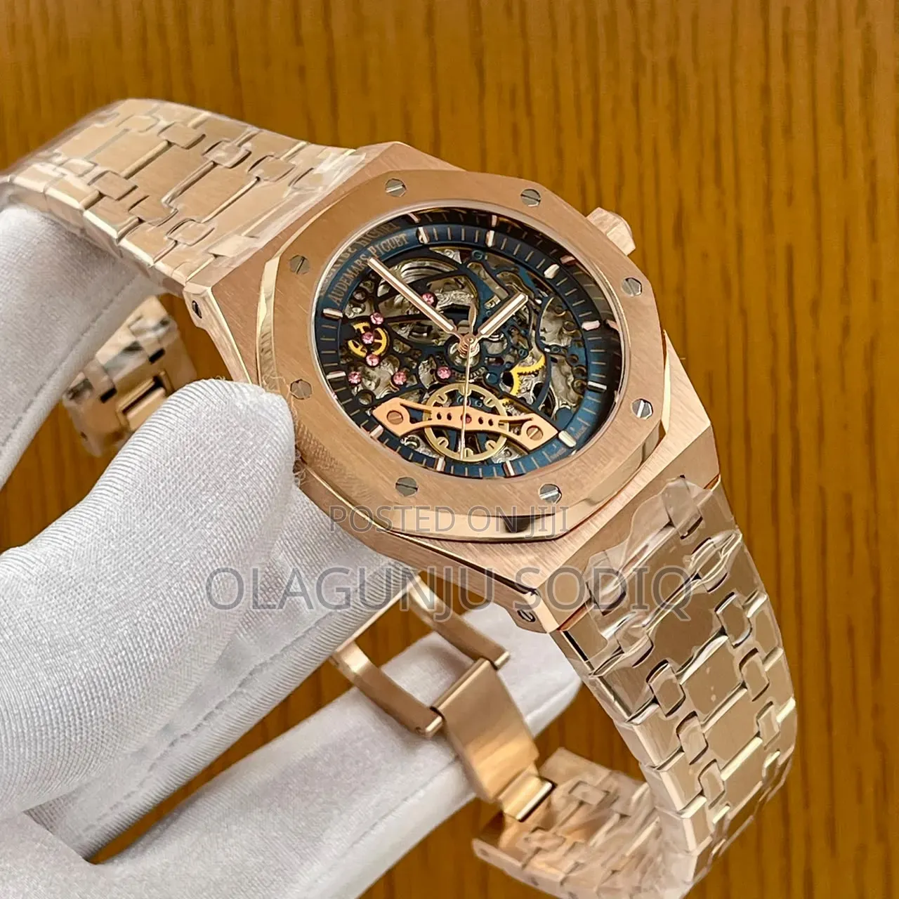 Luxury Automatic AP Sand Stone Men Wrist Watch