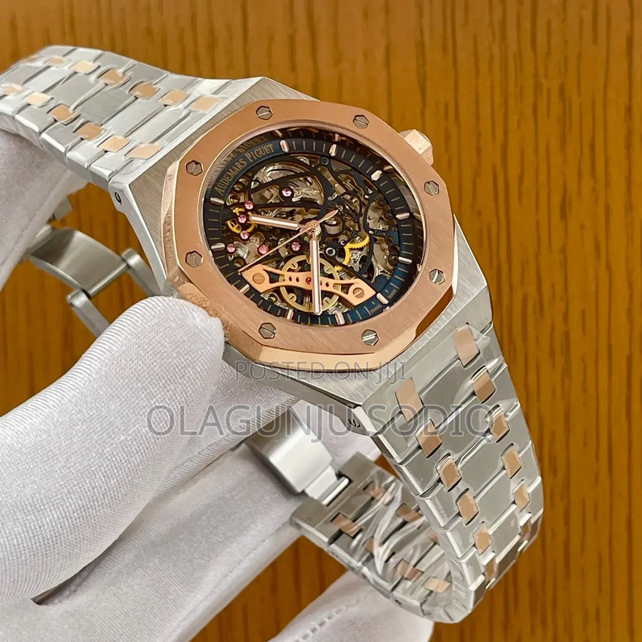Luxury Automatic AP Sand Stone Men Wrist Watch