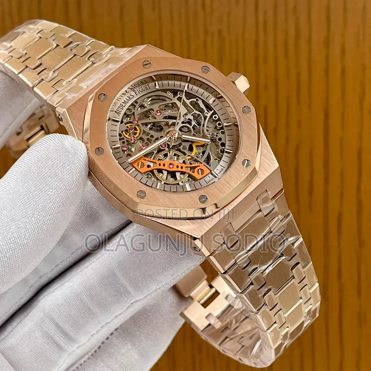 Luxury Automatic AP Sand Stone Men Wrist Watch