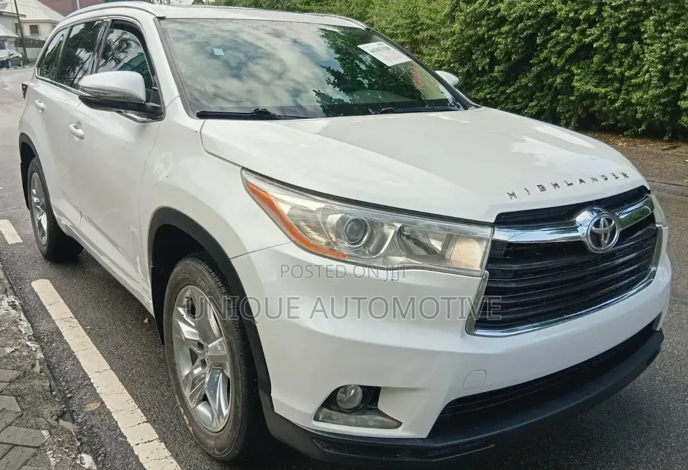 Toyota Highlander Limited Platinum 4dr SUV (3.5L 6cyl 6A) 2015 White