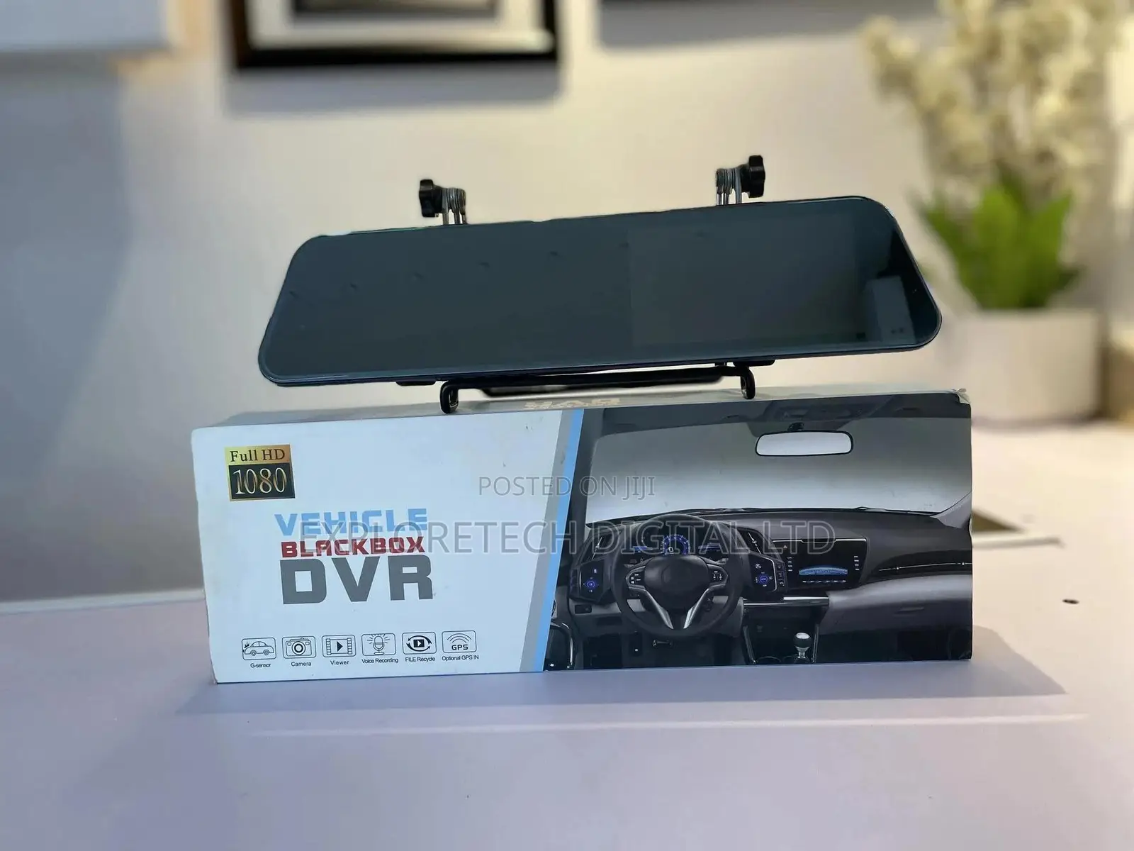 Touchscreen Vehicle Rear View Mirror DVR