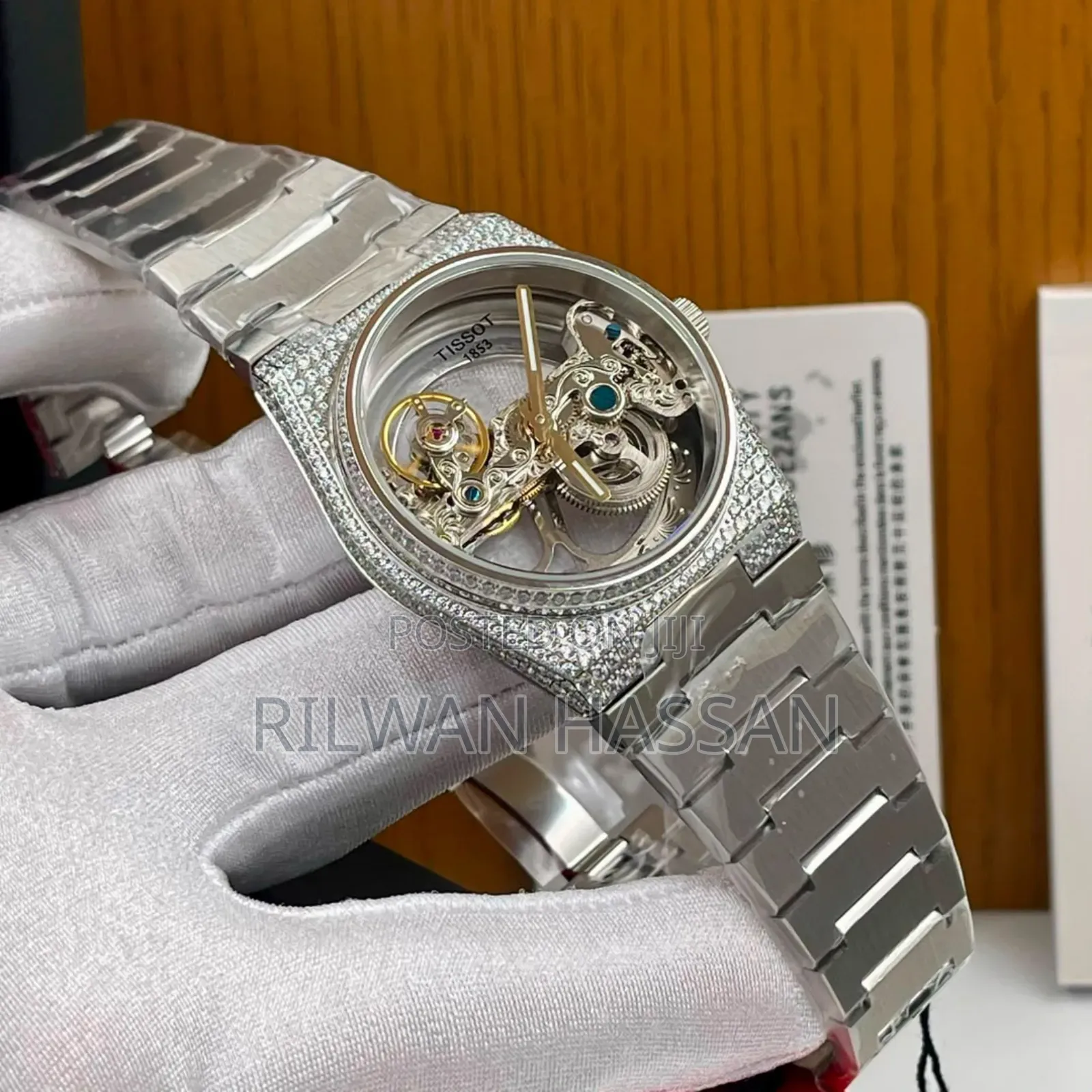 Tissot Stone Dotted Ice Stainless Steel