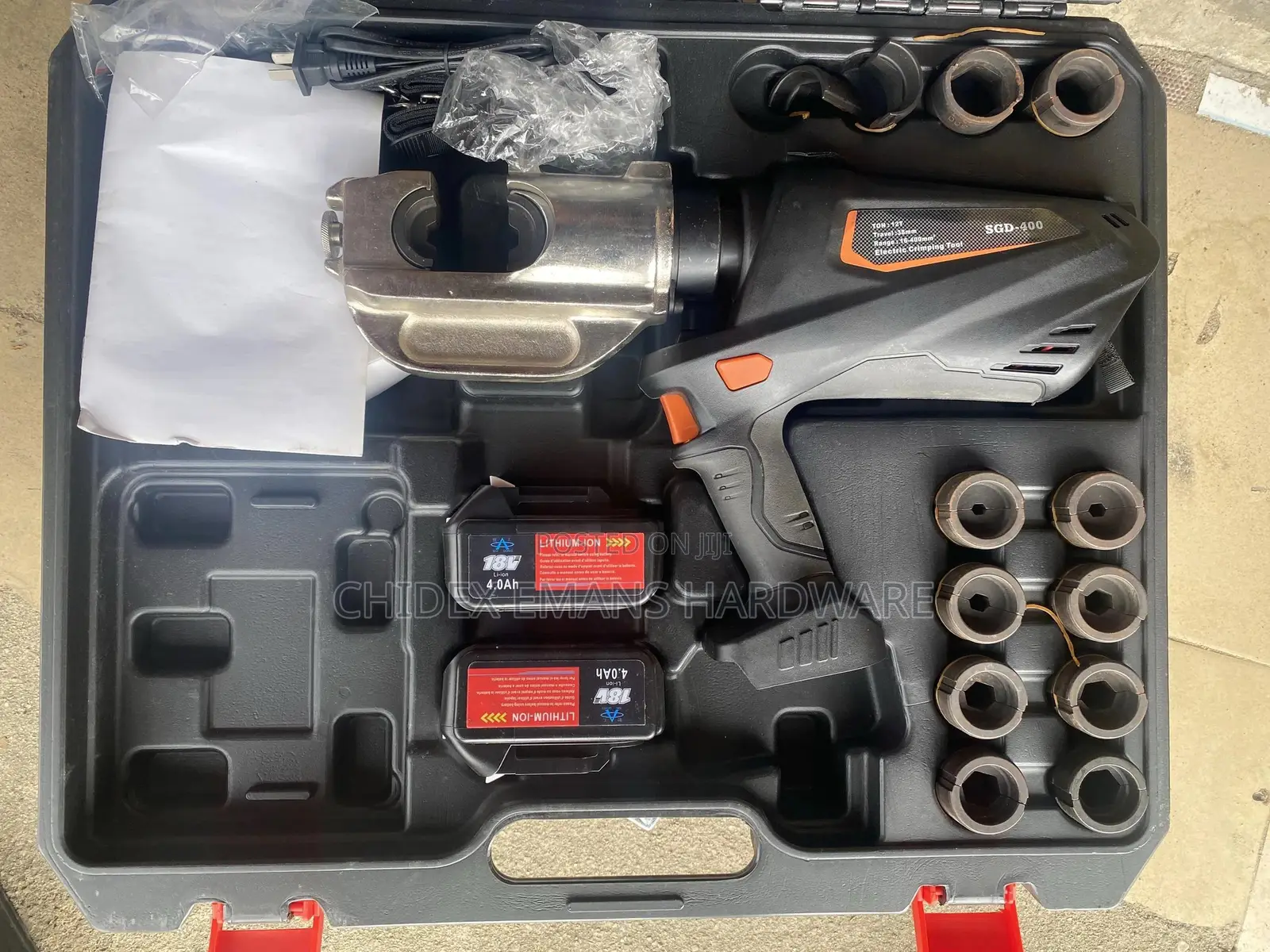 Cordless Battery Hydraulic Cable Crimping Tool