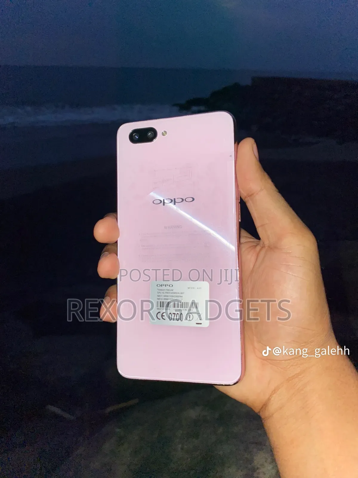New Oppo A3s 256 GB Rose Gold