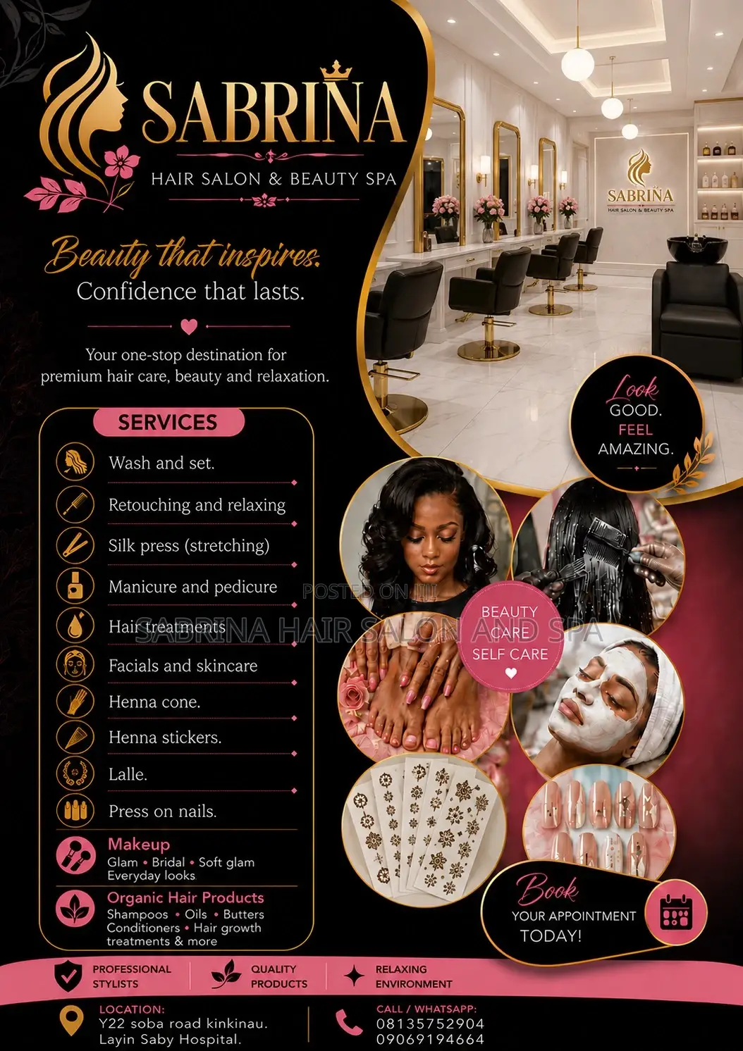 Hair Salon and Beauty Services