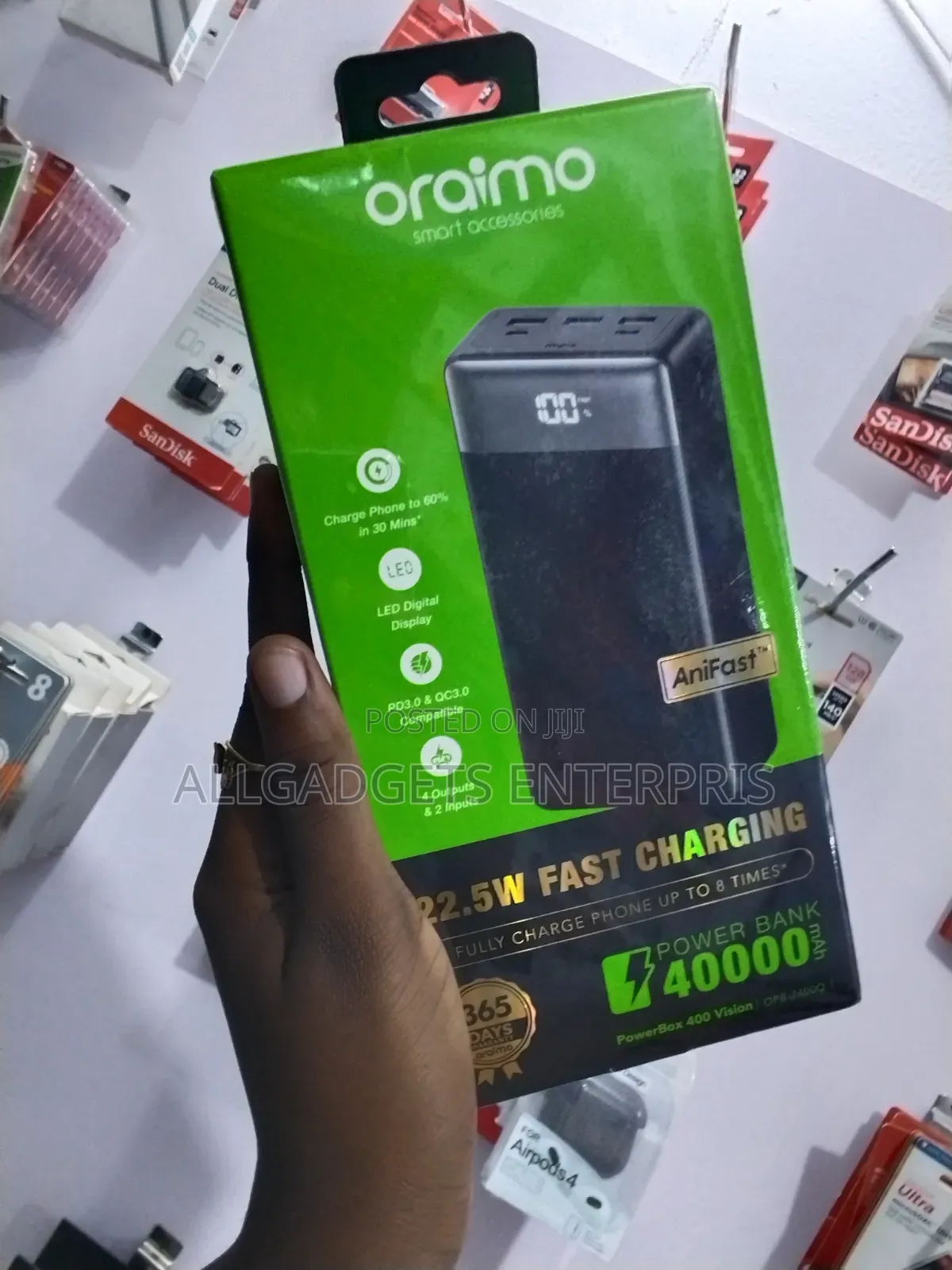 Oraimo Power Bank Fast Charging
