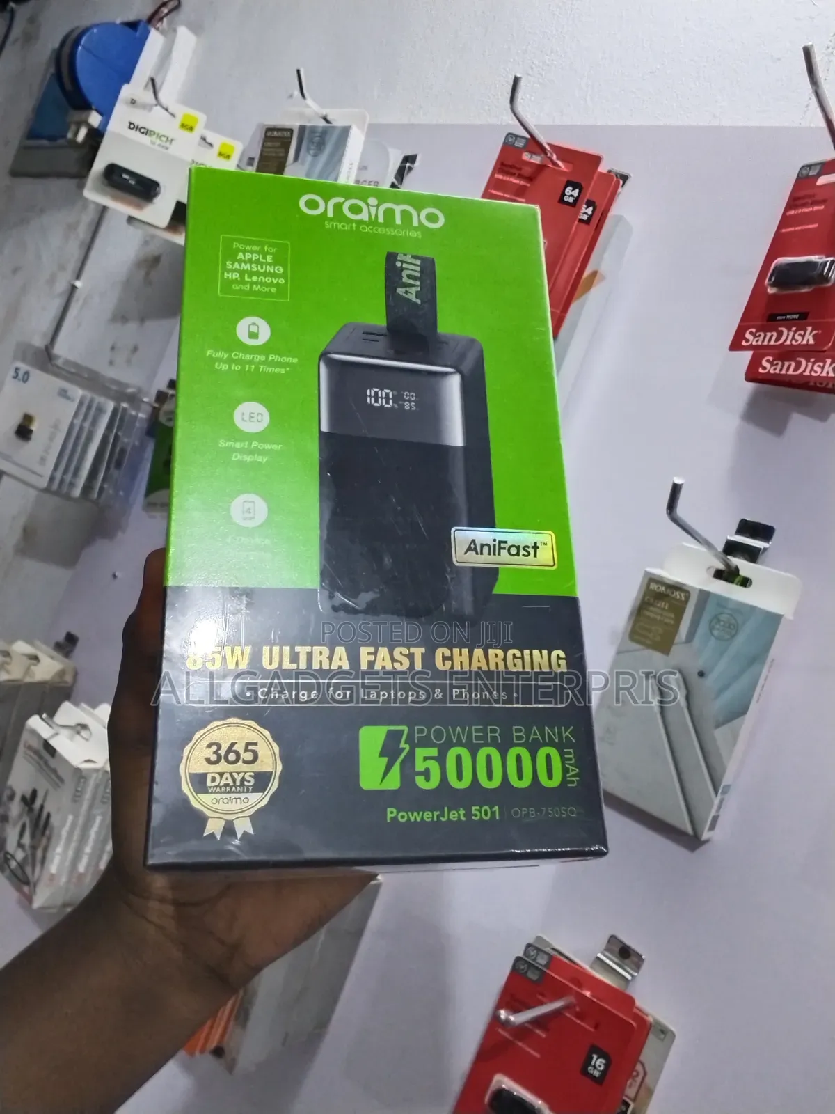 Oraimo Power Jet 501 Power 50,000mah 85watt