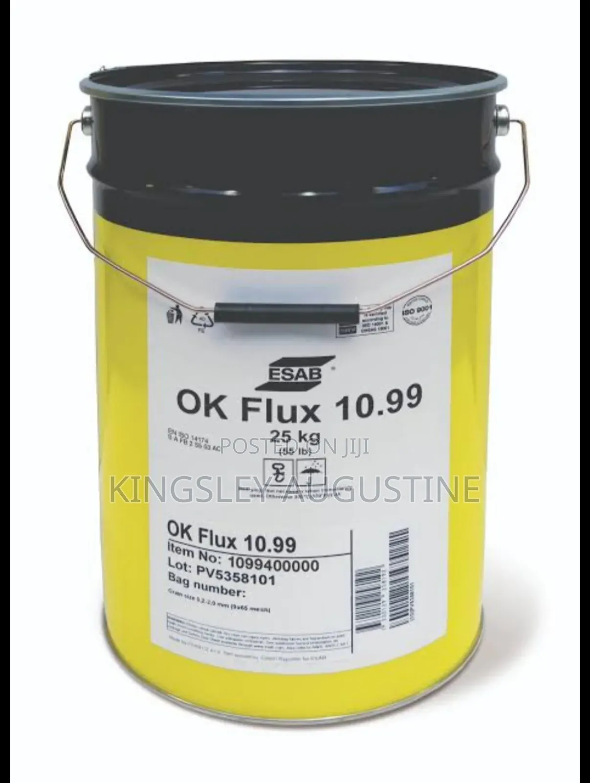 ESAB OK FLUX 10.62 OP Sac De Poudre De Soudage 25kg