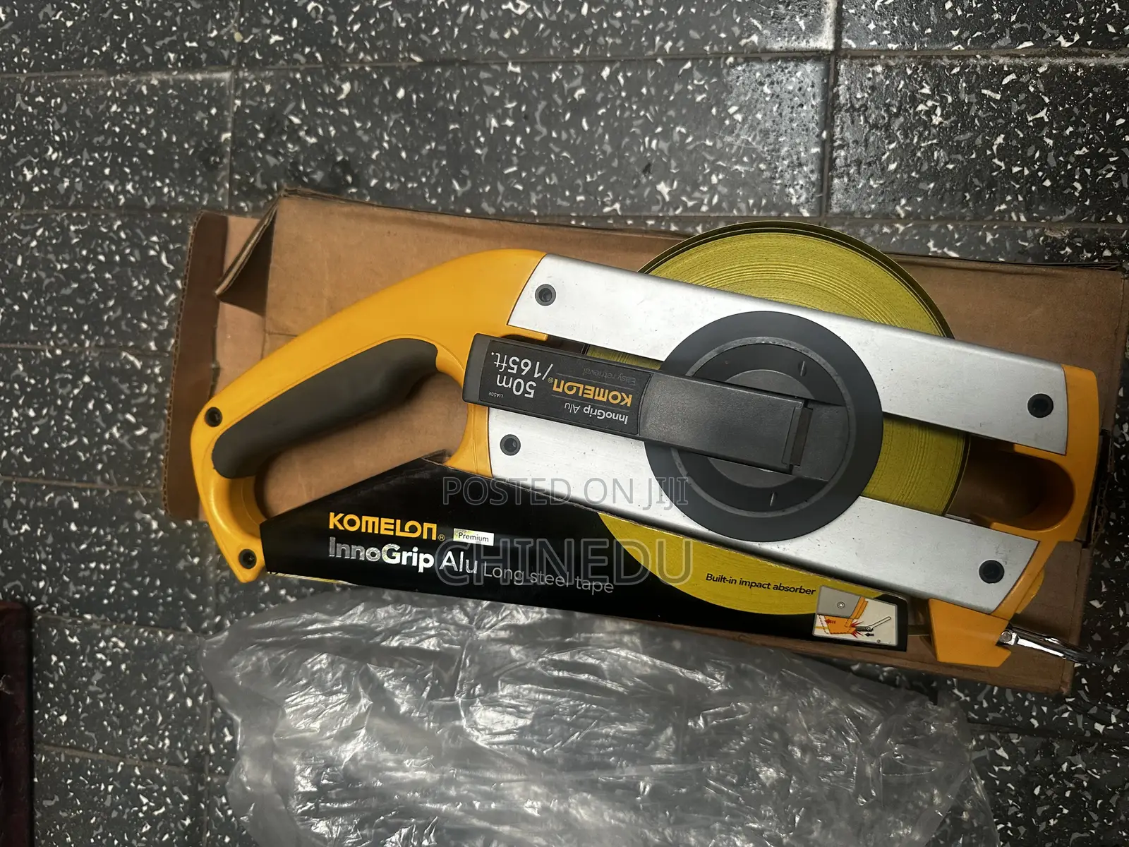 Komelon InnoGrip Alu Long Steel Tape 50meter