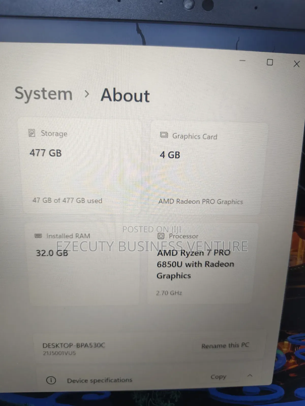 Laptop Lenovo ThinkPad P14s 32GB AMD Ryzen 7 SSD 512GB