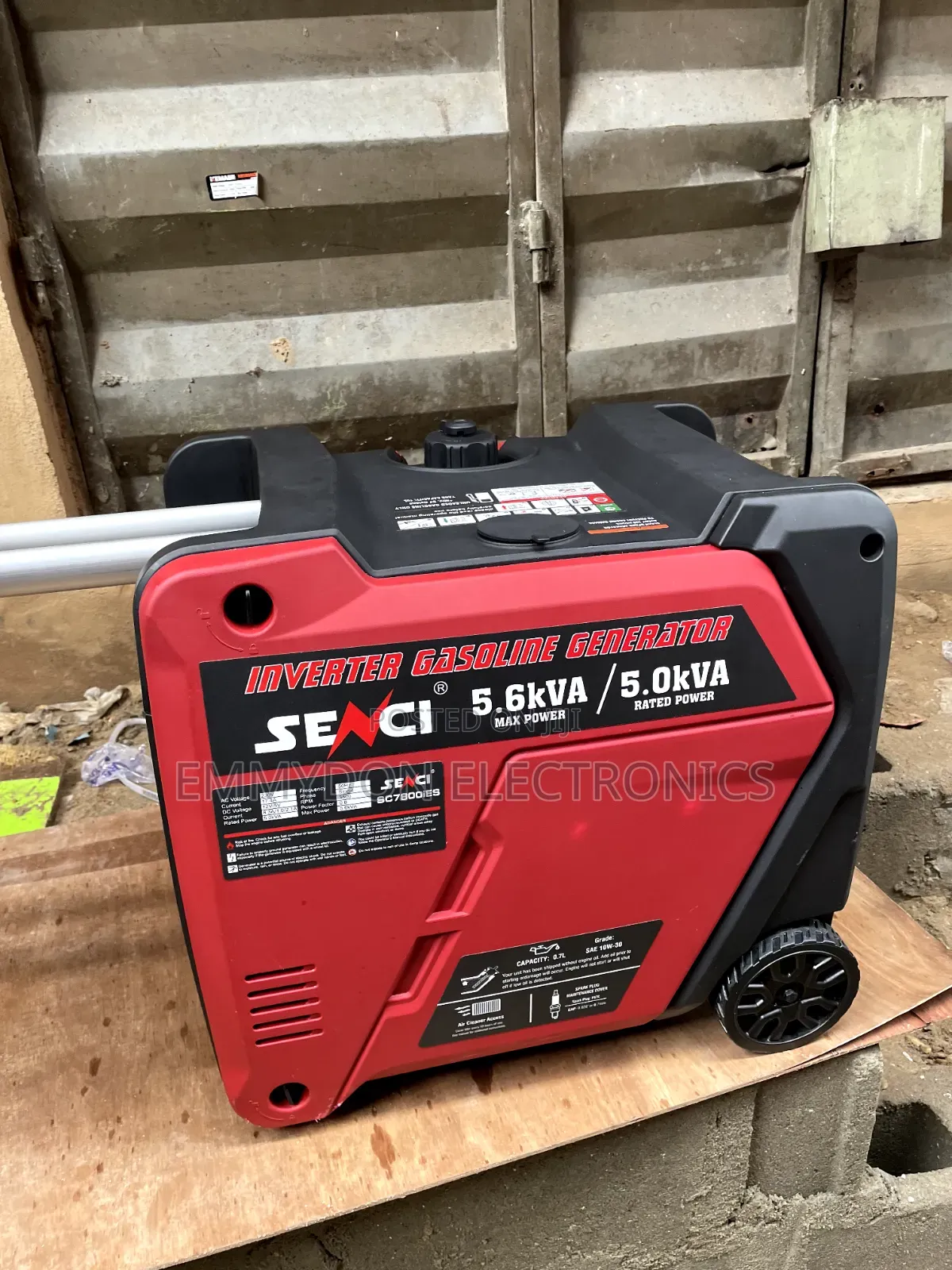 SENCI SC7800iES 5.0KVA Silent Inverter Generator