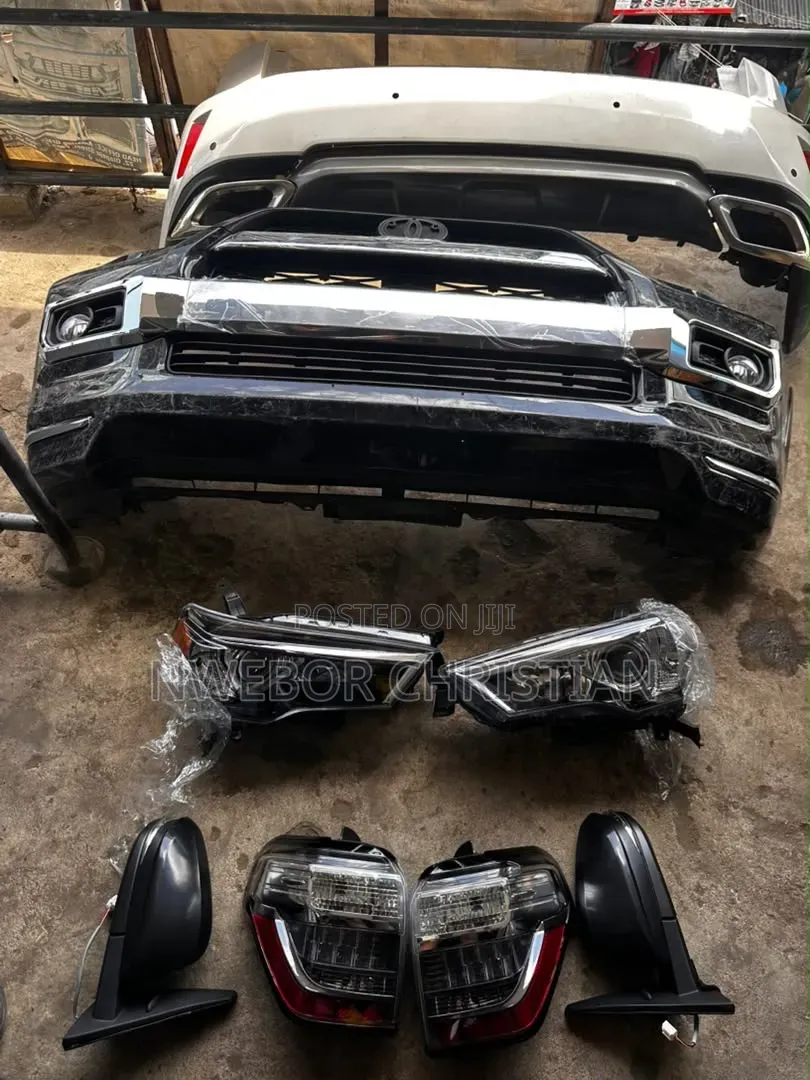 Complete Front Bumper and Headlight Back Light for Toyota 4runner 2018