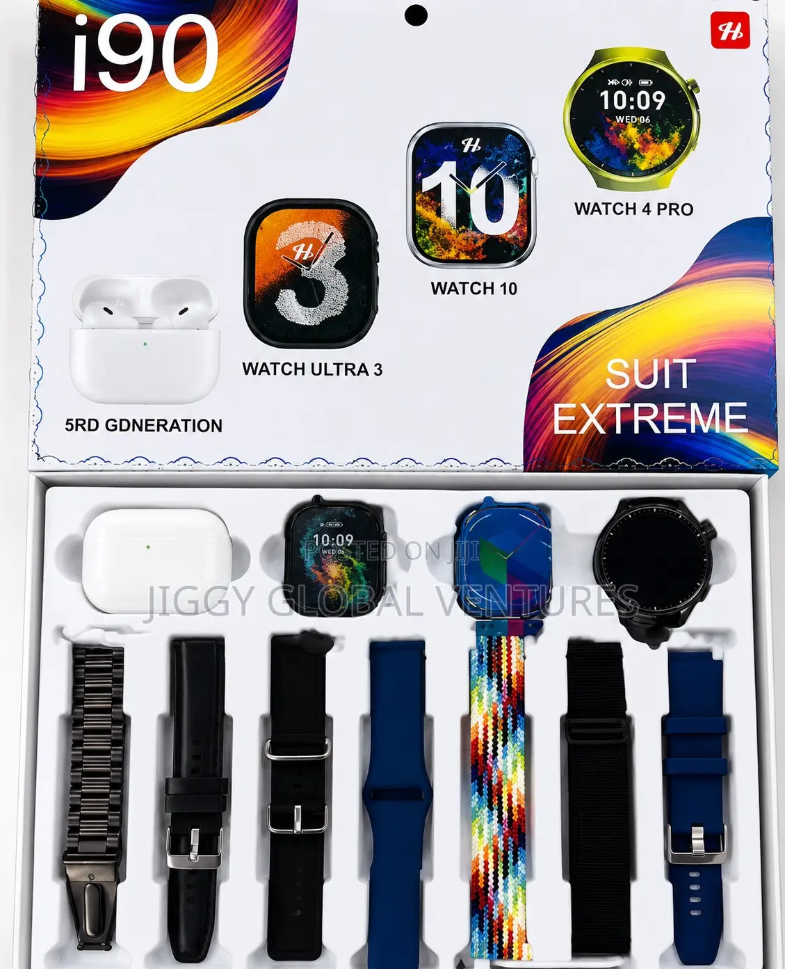 I90 3 Smartwatch With 1 AirPod