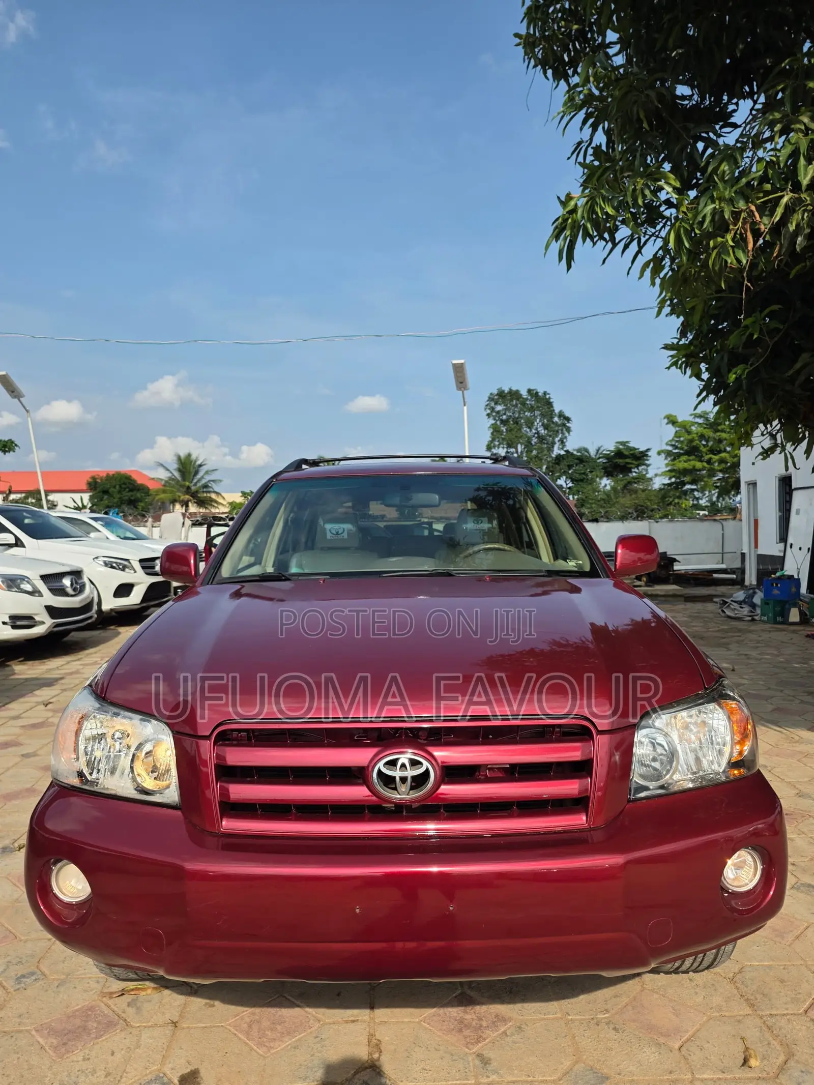 Toyota Highlander V6 2006 Red