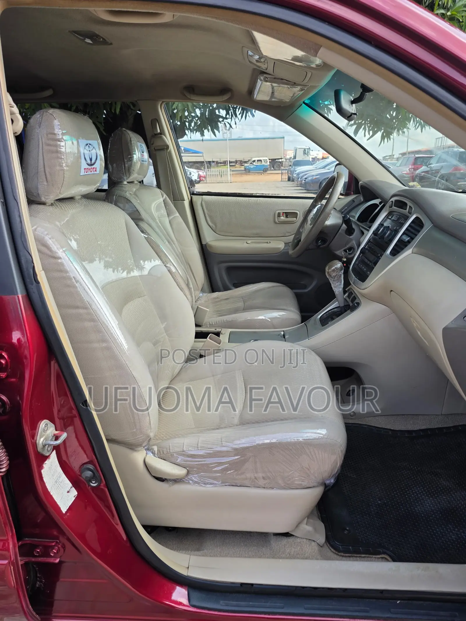 Toyota Highlander V6 2006 Red