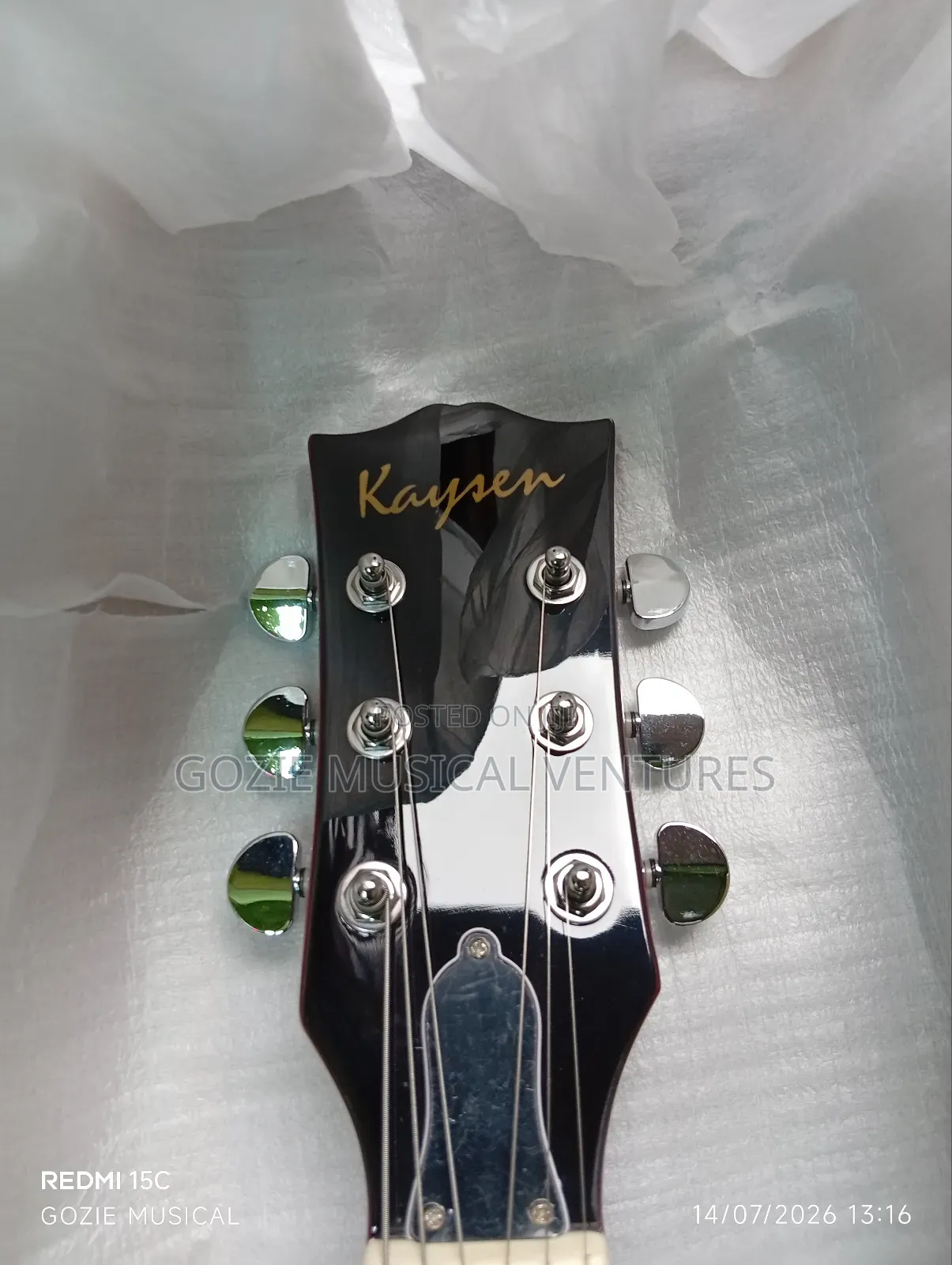 Kaysen Less Paul Electric Guitar 6 Strings Red Colour and White Colour