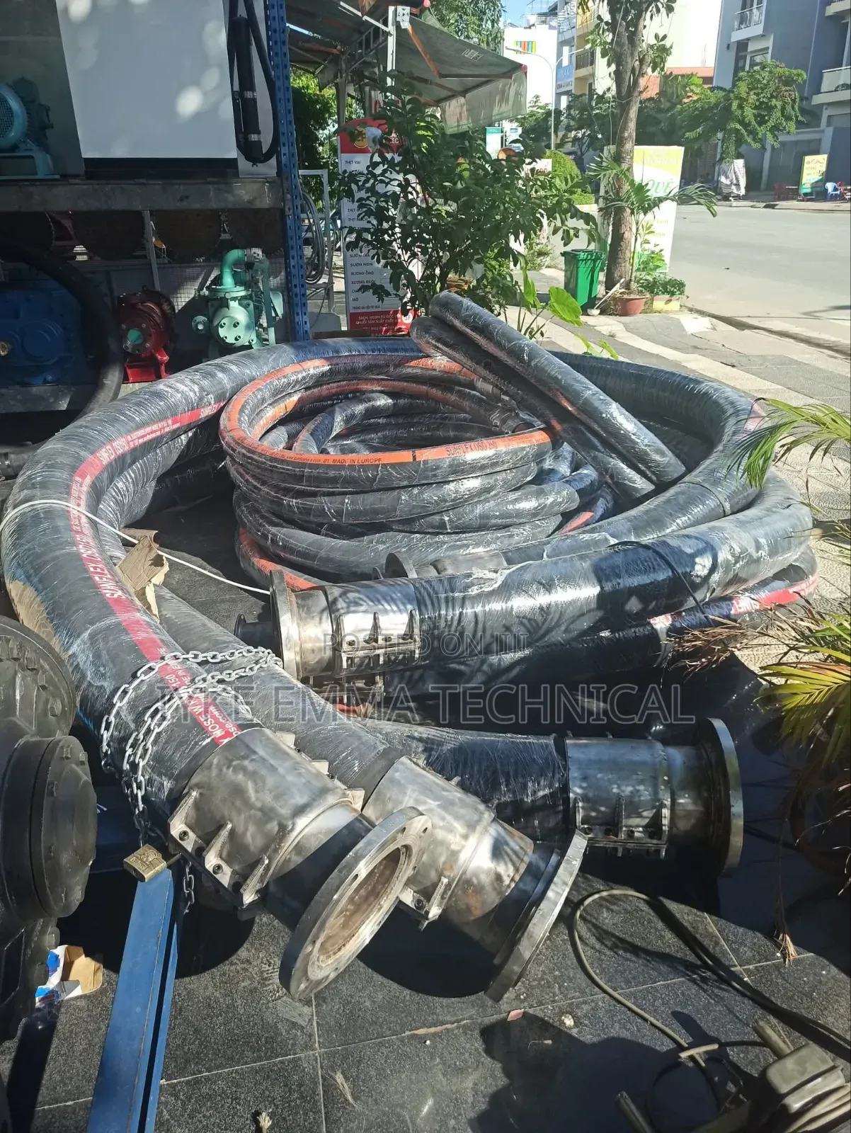 6-Inch Heavy Duty Rubber Suction Discharge Hose 20 Bar