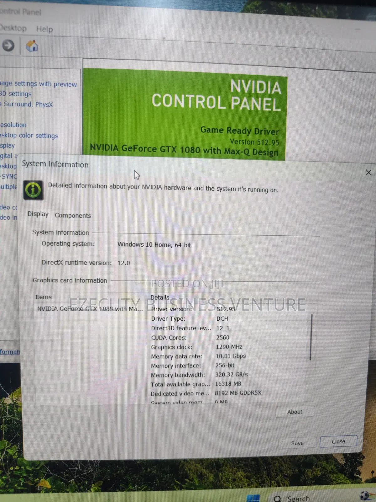Laptop Dell 16GB Intel Core i7 SSD 512GB