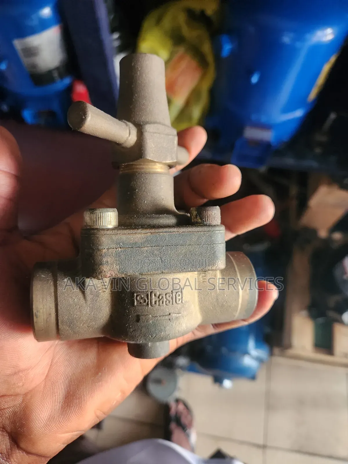 Castel 6512/11 Port 35 Stop Valve
