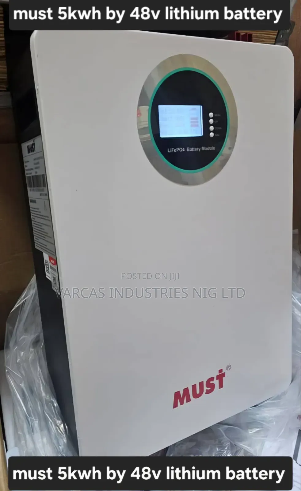 Must 5kwh by 48v Lithium Battery
