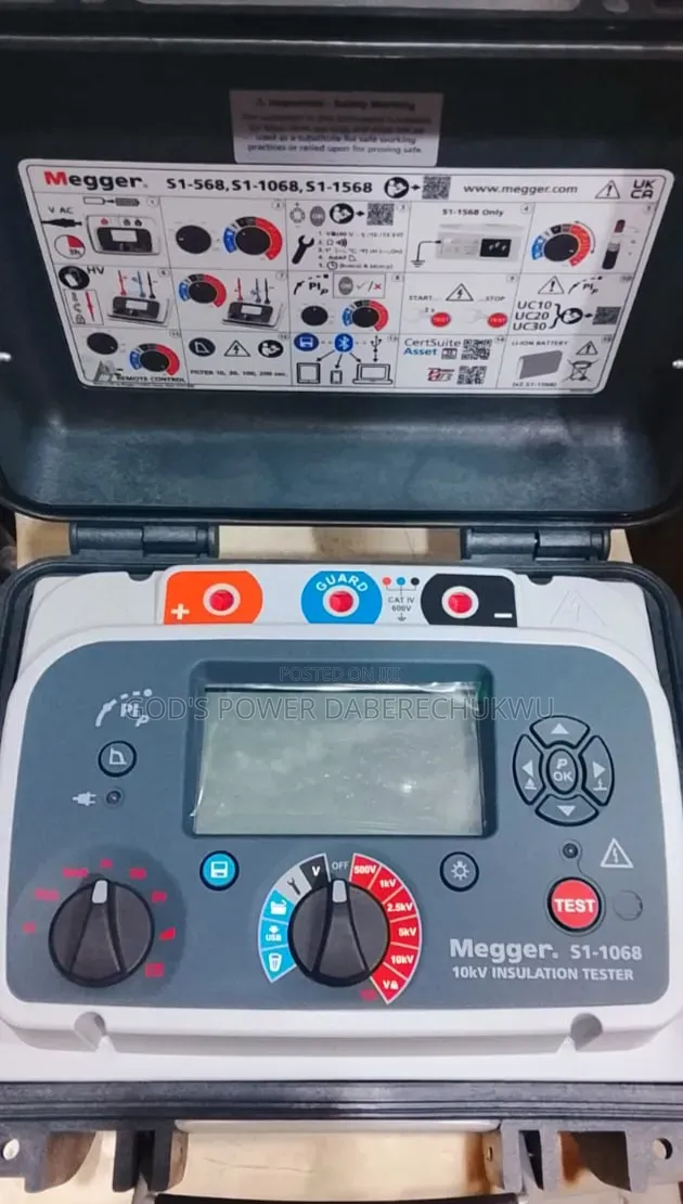 Megger S1-1068 10kV Insulation Resistance Tester