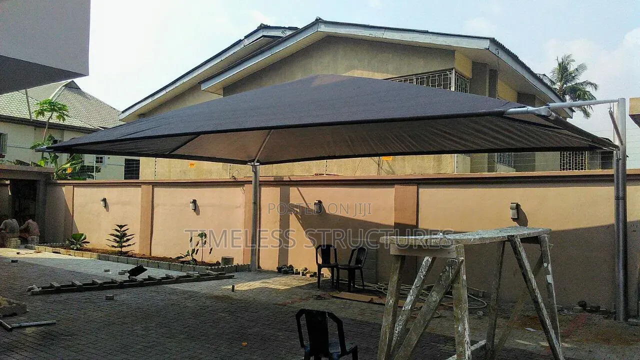Shade Knitted Carport