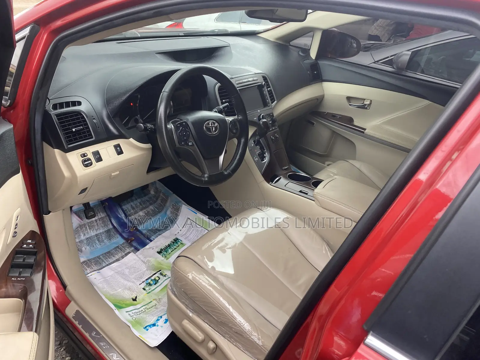 Toyota Venza Limited 2012 Red