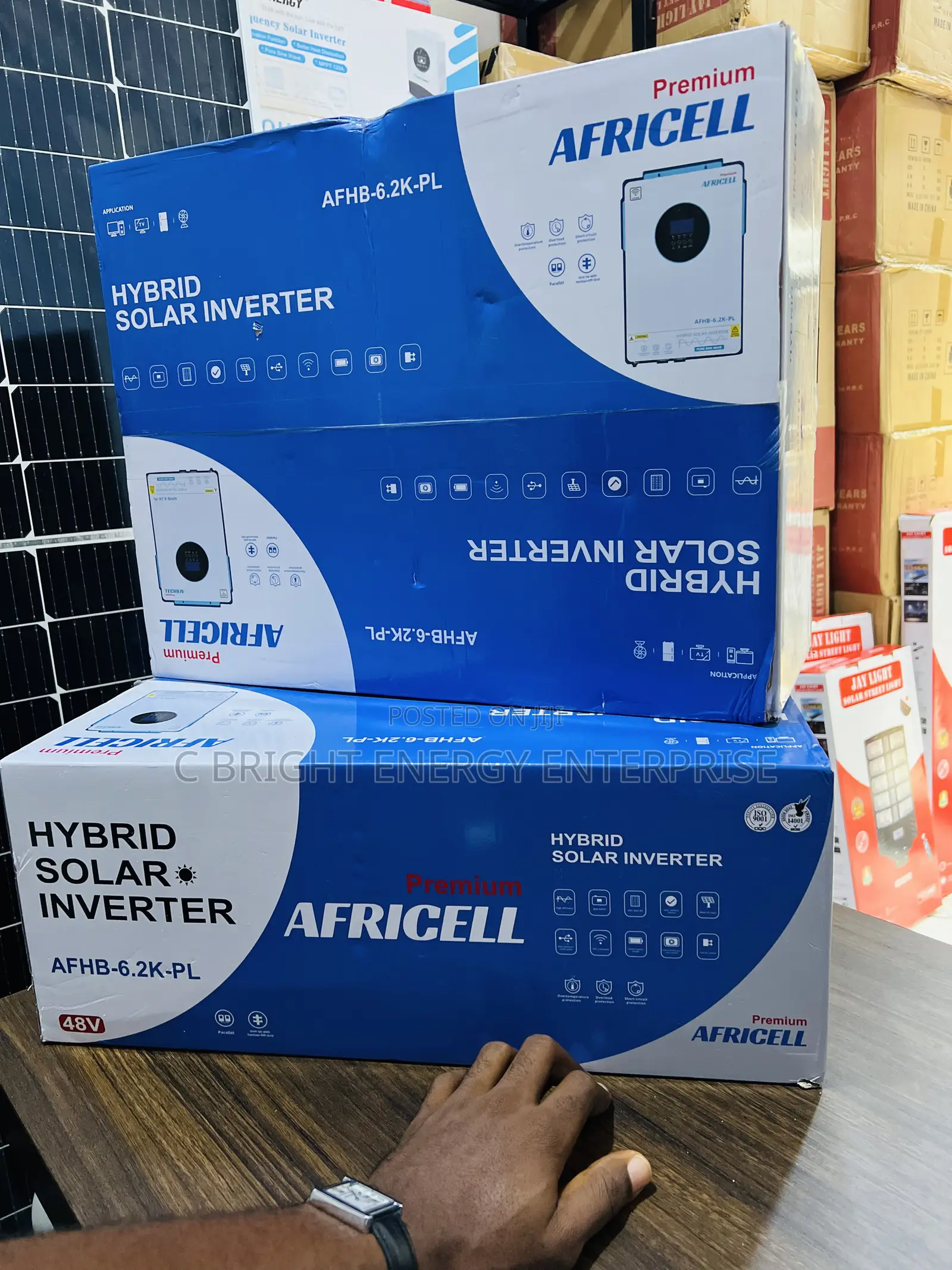  Premium AFRICELL 6.2kVA Hybrid Solar Inverter (48V)