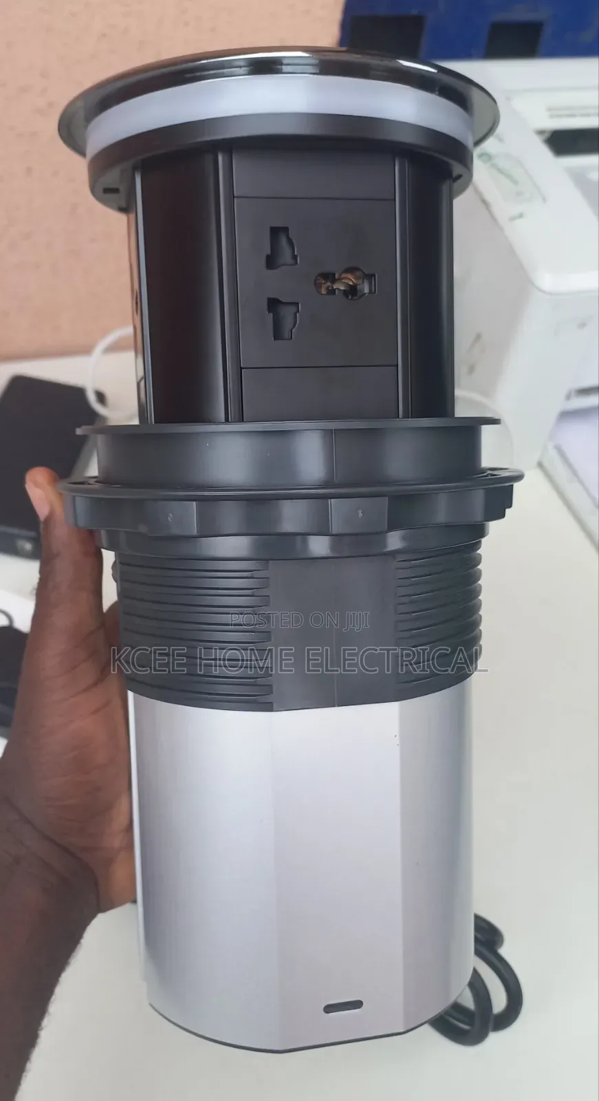 Wi-Fi Smart 3-Gang Lift Socket With Alexa Google Asst Voice Control