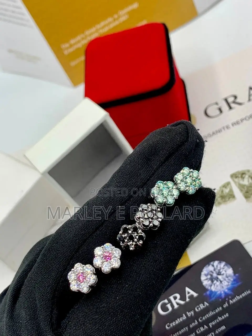VVS Moissanite 2CT 12mm Earrings