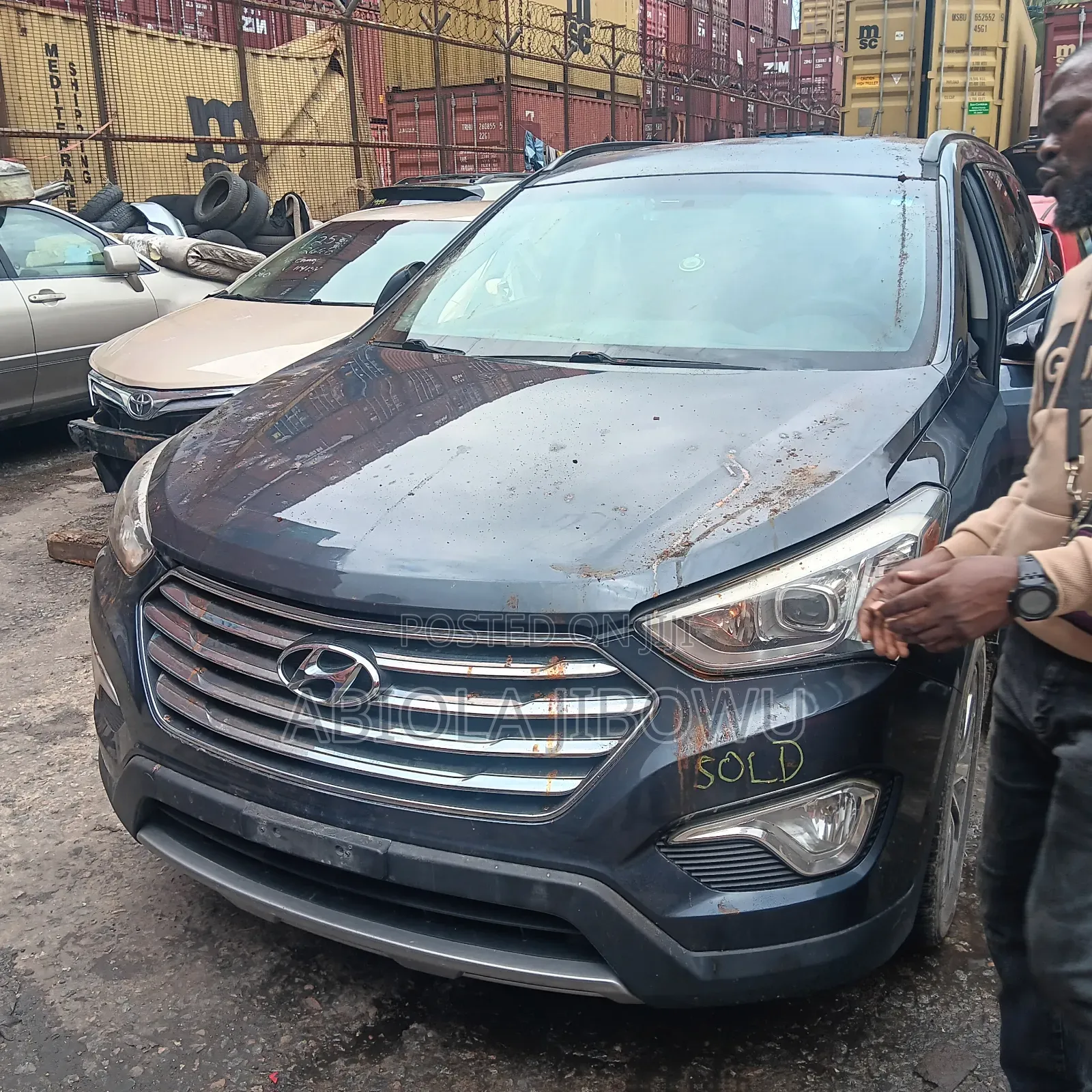 Hyundai Santa Fe SE FWD 2016 Blue