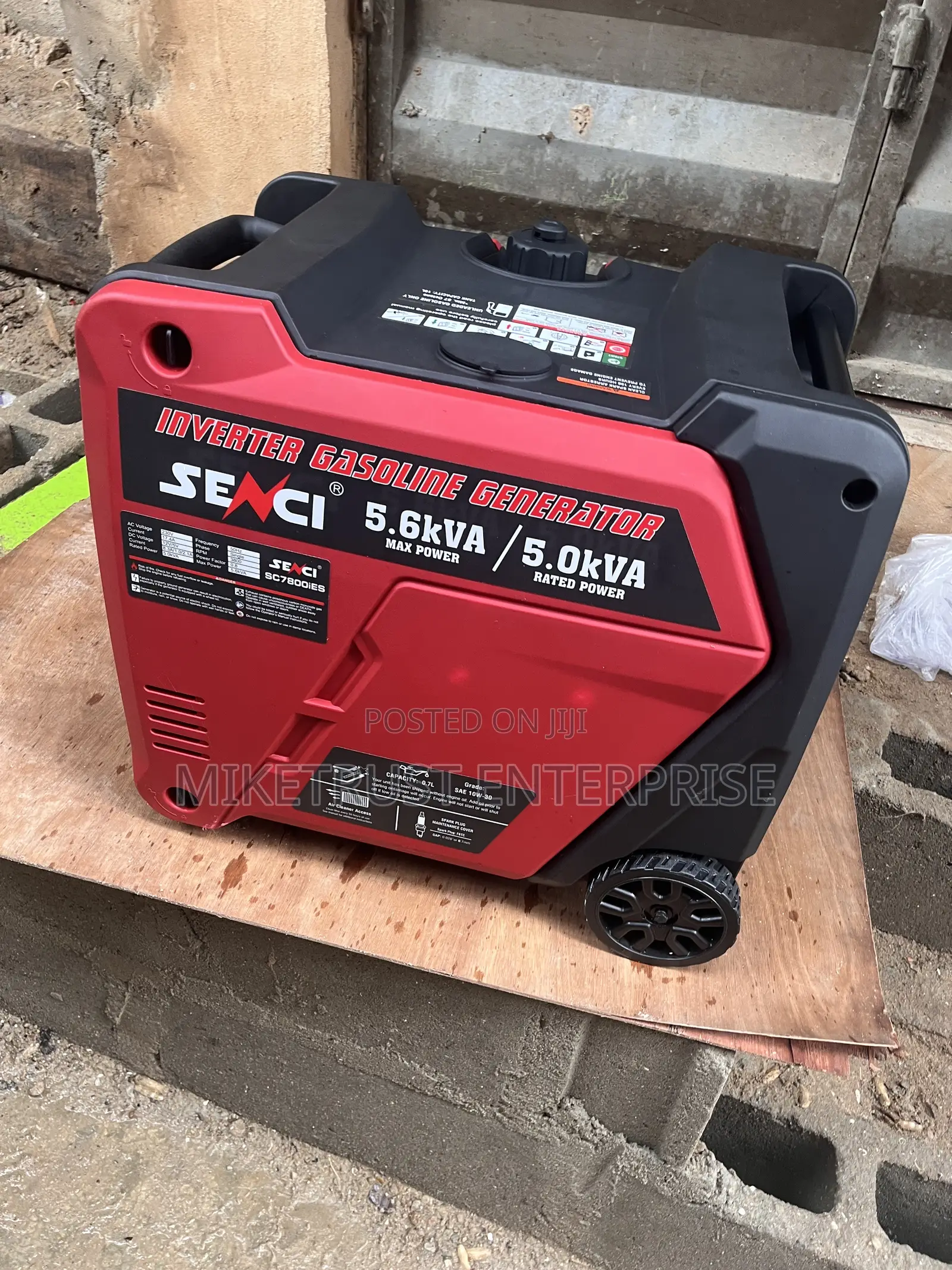 Senci 5.6kva Inverter Soundproof Petrol Generator