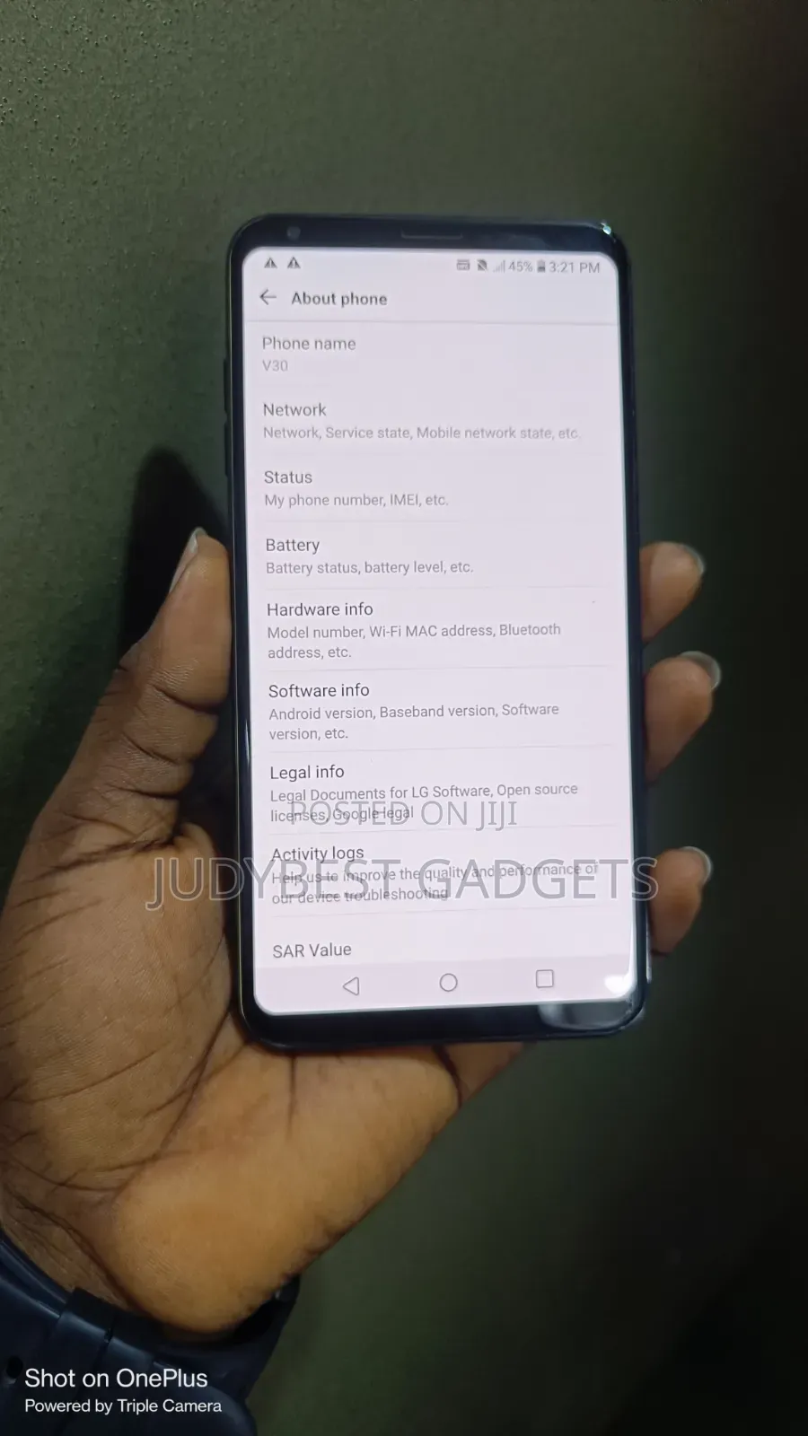 LG V30 64 GB Blue