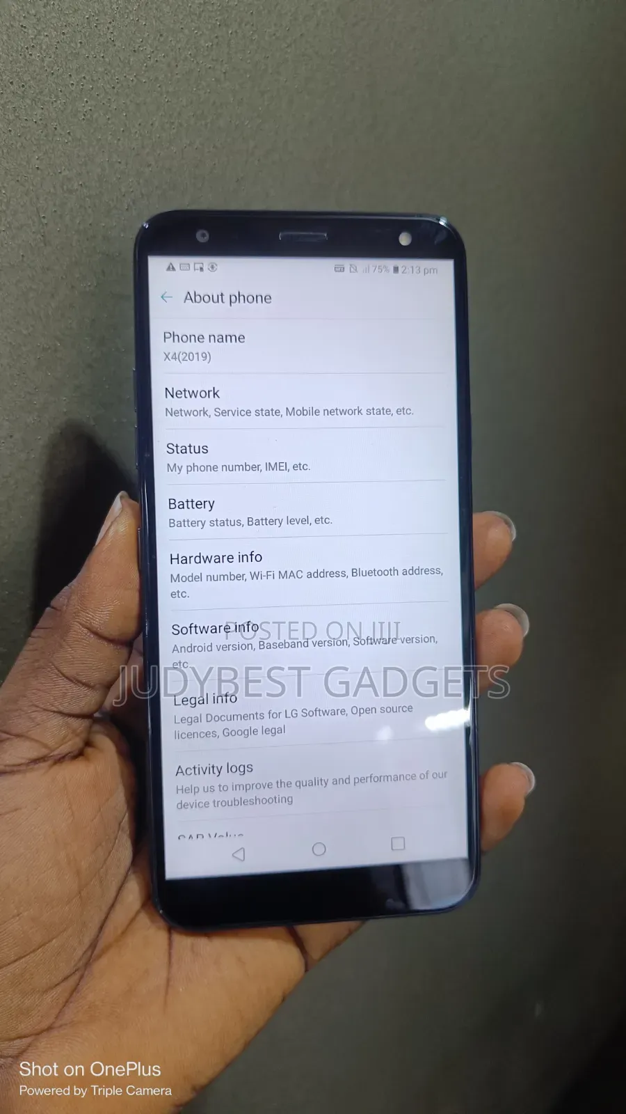 LG X4 16 GB Gray
