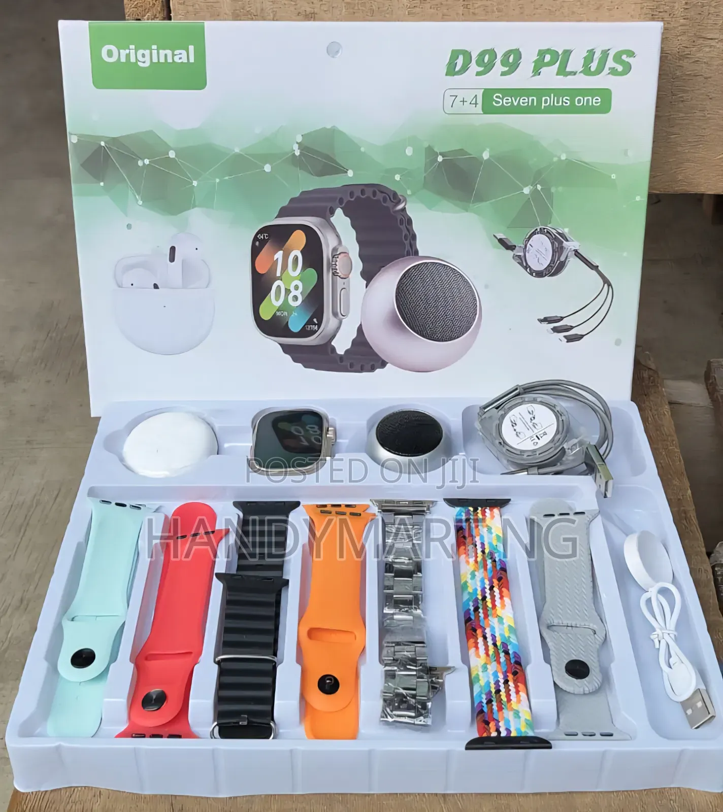 D99 Plus Smartwatch Combo Set 5% OFF