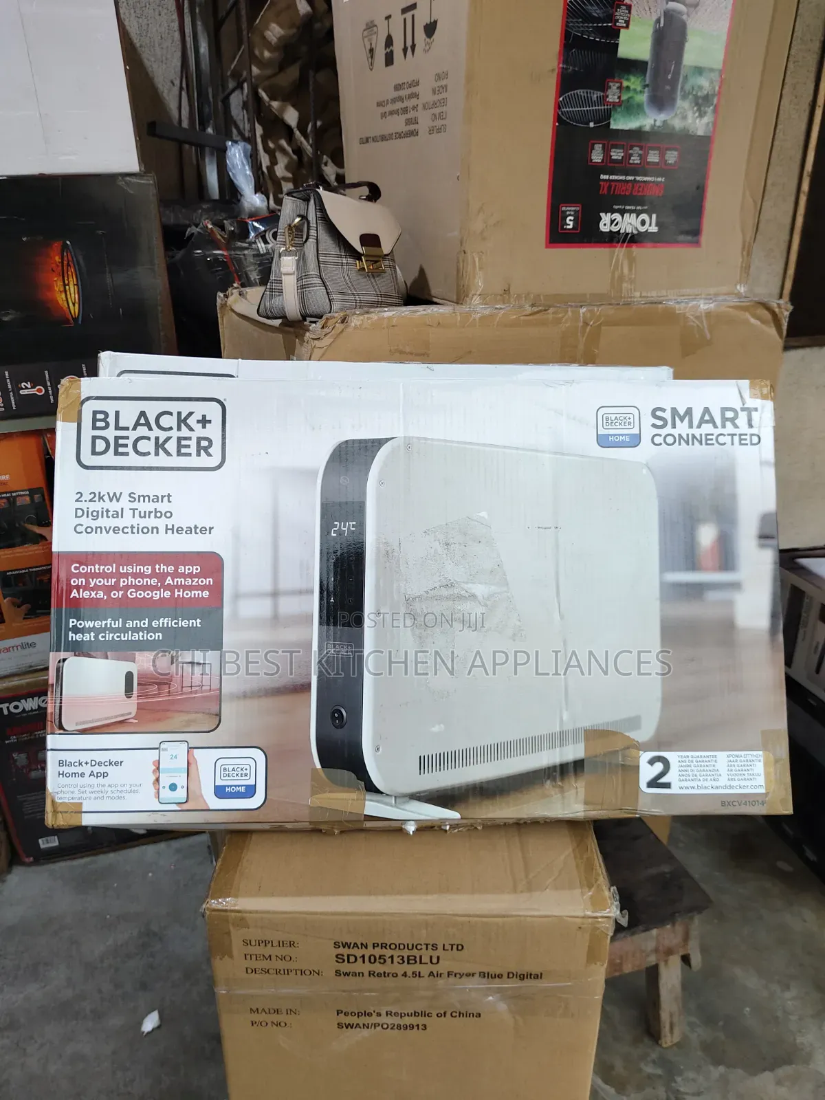Black and Decker 2.2kw Smart Digital Turbo Convection Heater