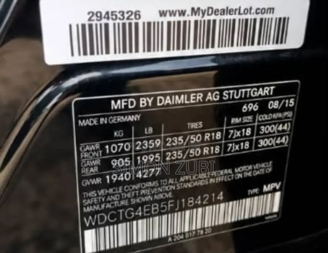 Mercedes-Benz GLA 250 2016 Black