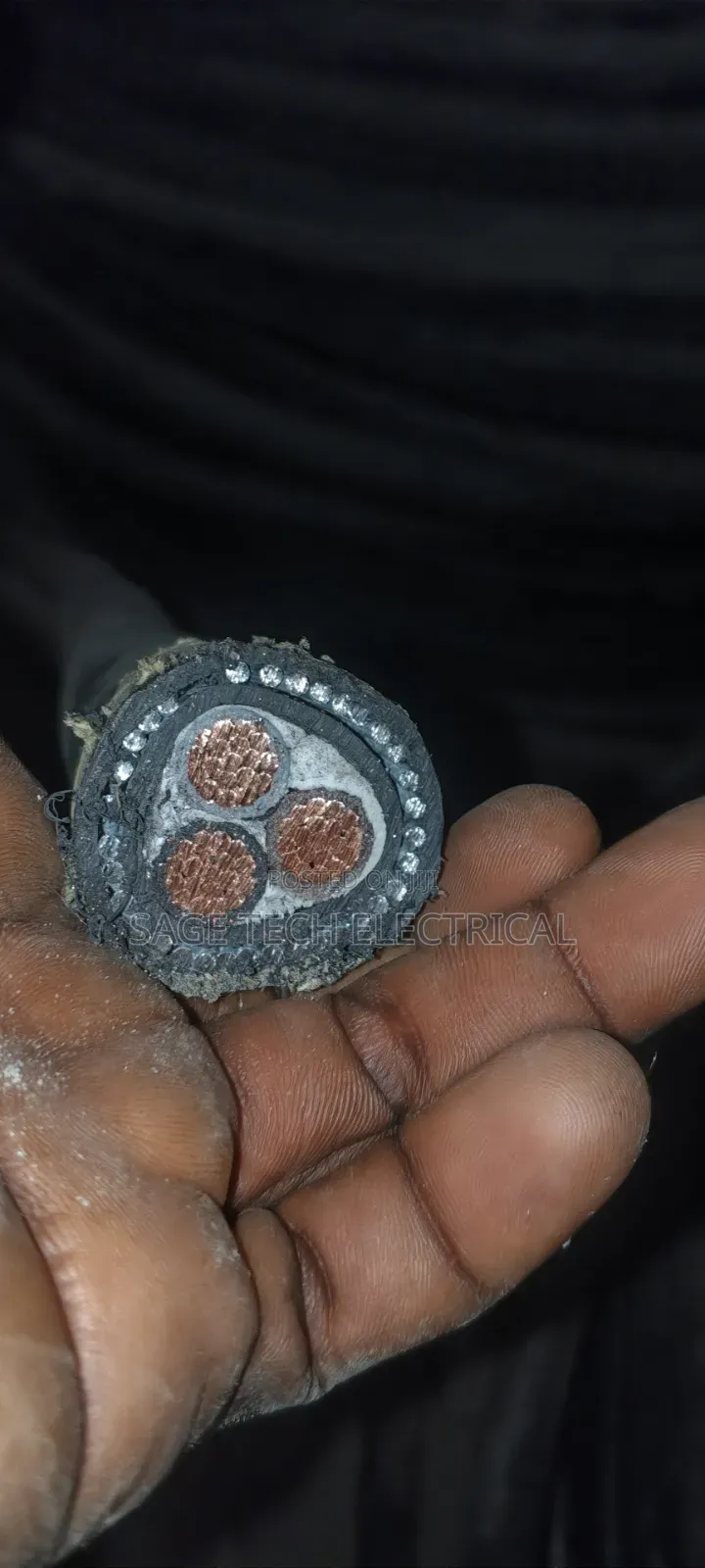 70mm 3core PVC/SWA/PVC Kablmetal Armoured Cable