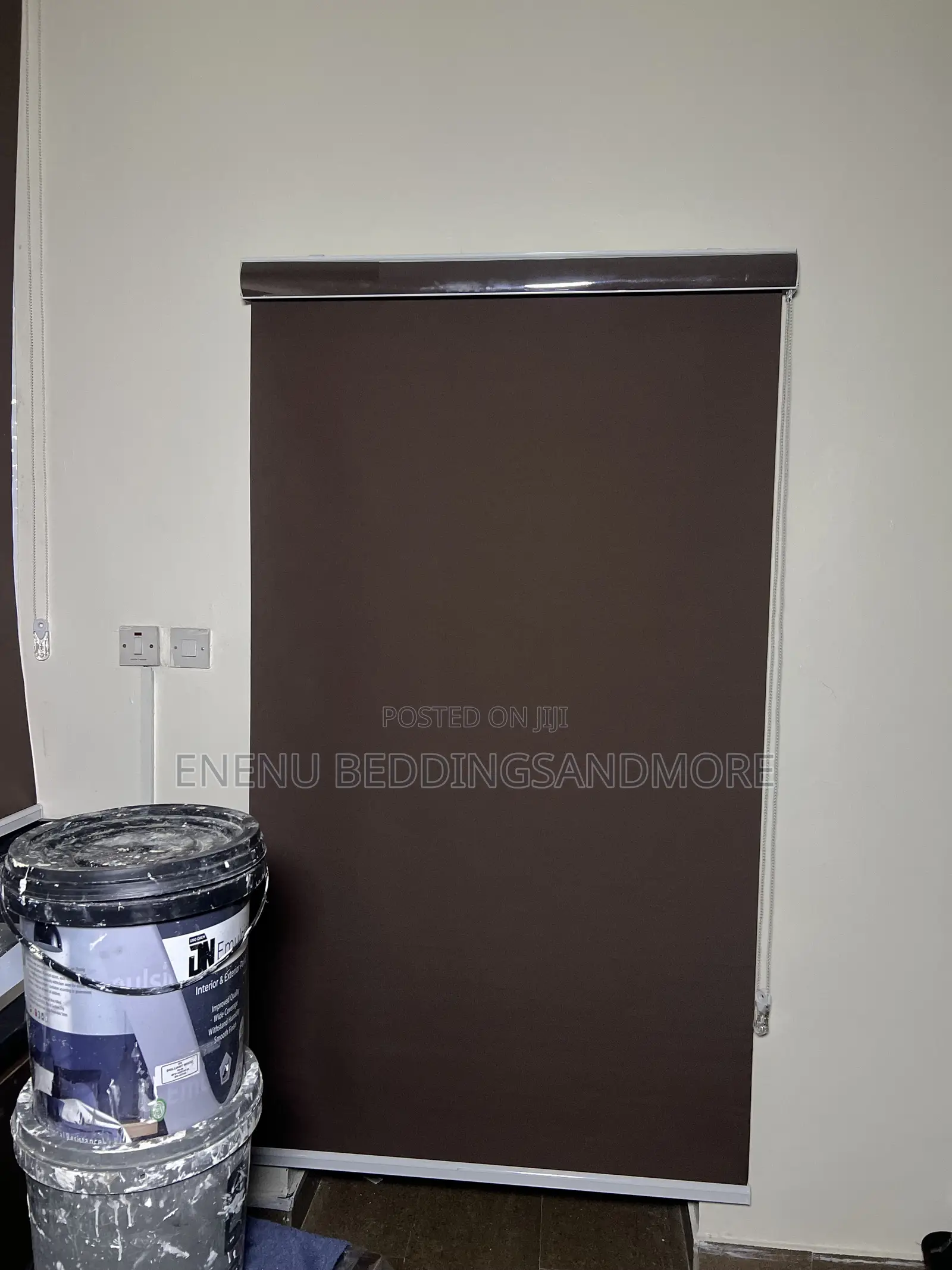 Brown Privacy Window Blinds