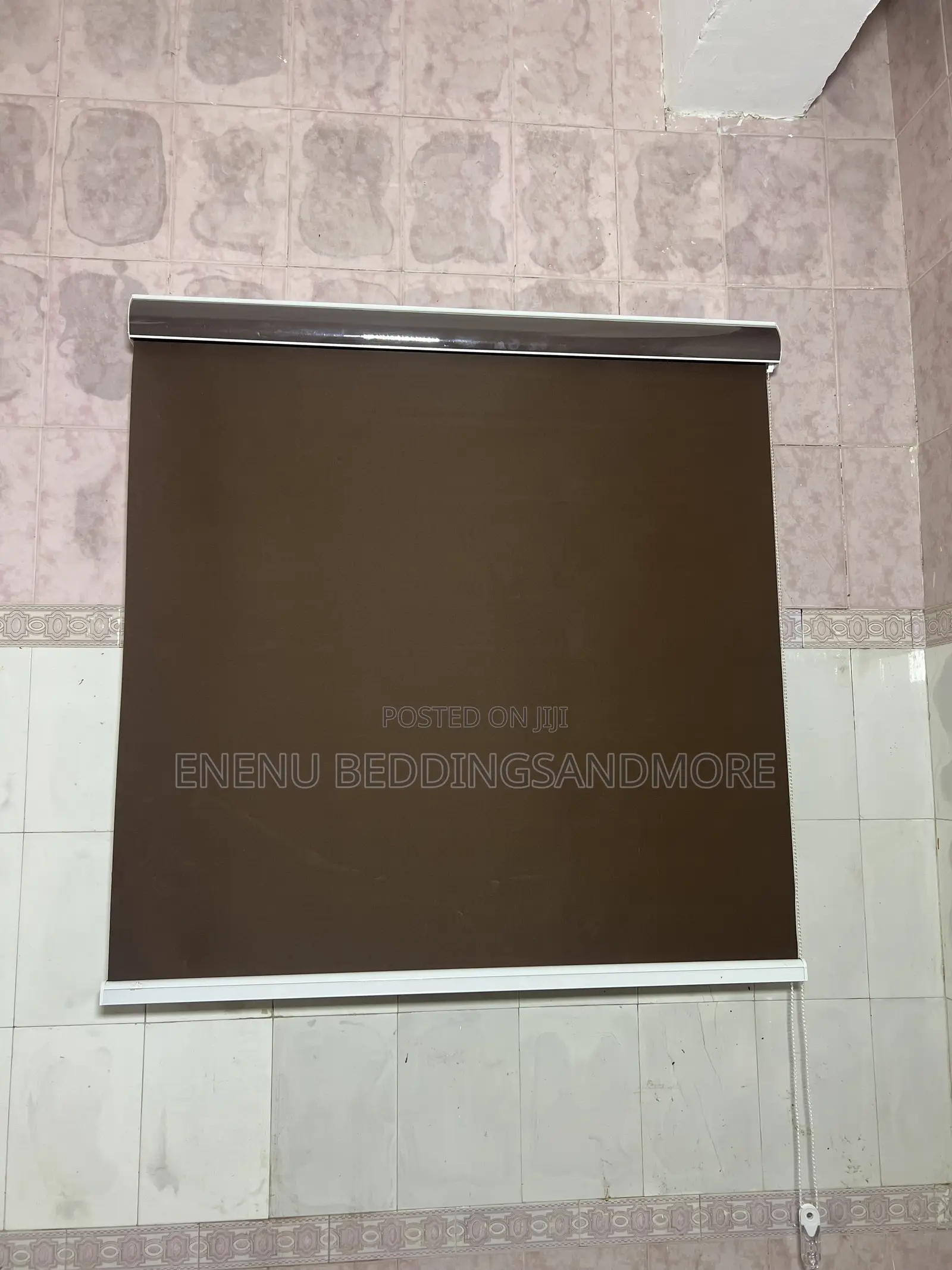 Brown Privacy Window Blinds
